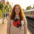 Image produit Okami - T-shirt logo beige