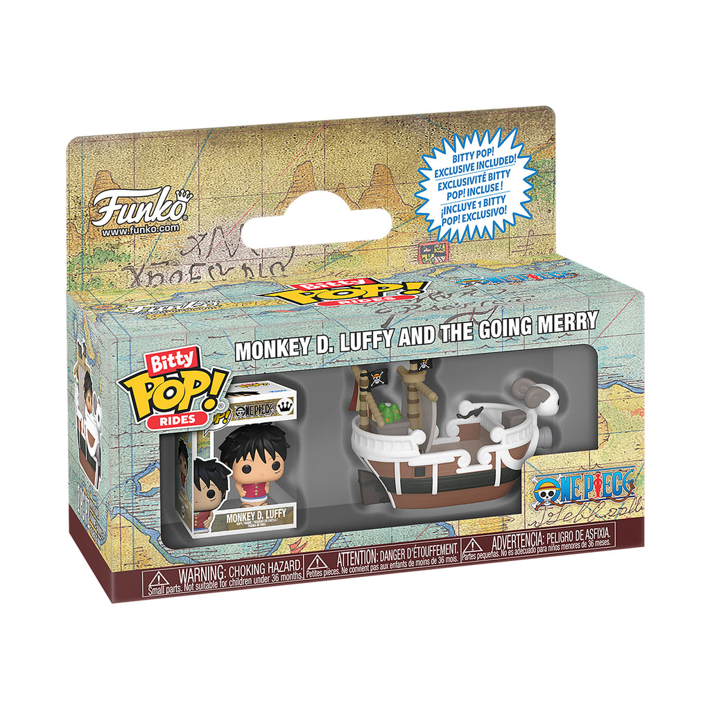 Image produit One Piece - Going Merry avec Luffy set de figurines Funko Bitty Pop Ride