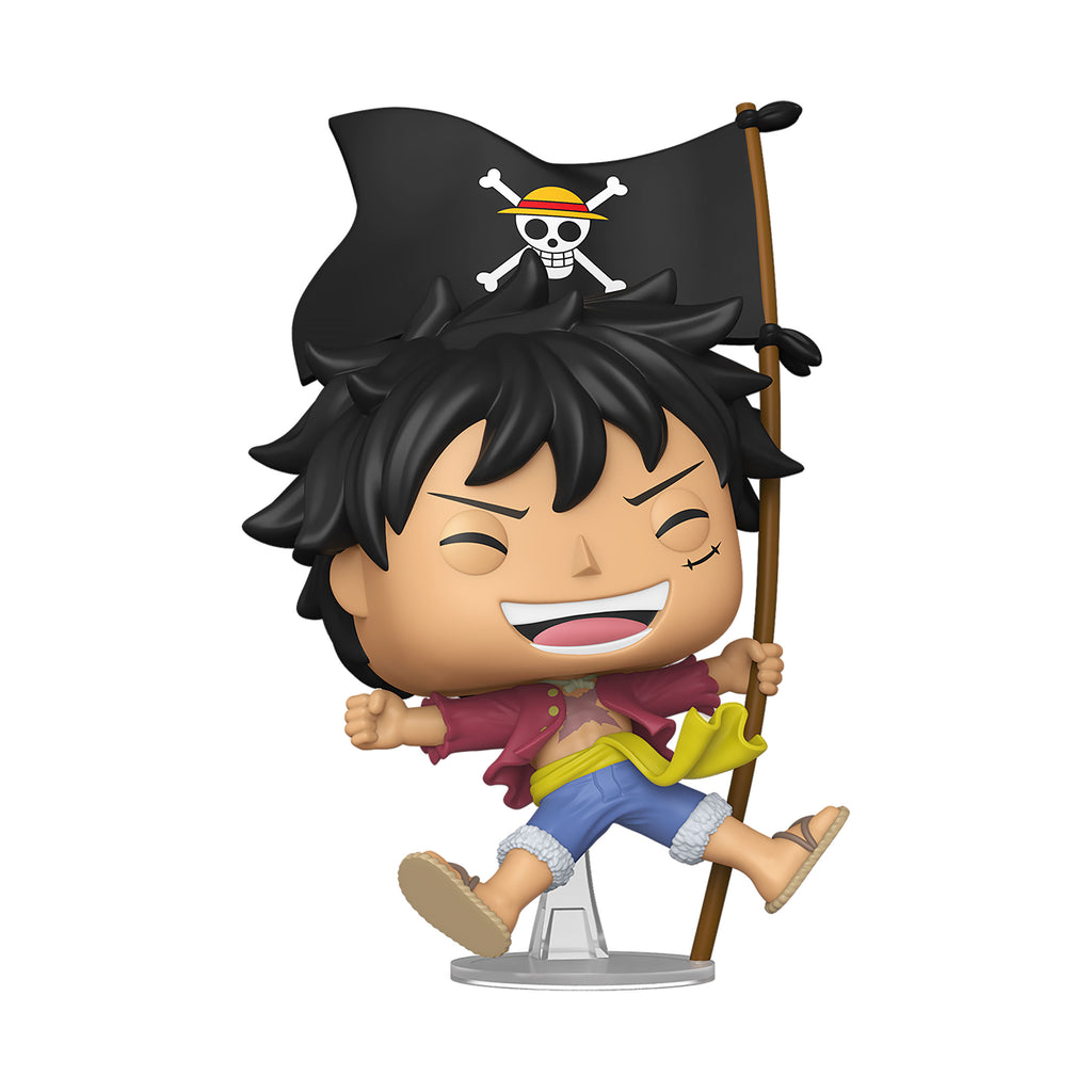 Image produit One Piece - Figurine Funko Pop Luffy avec drapeau