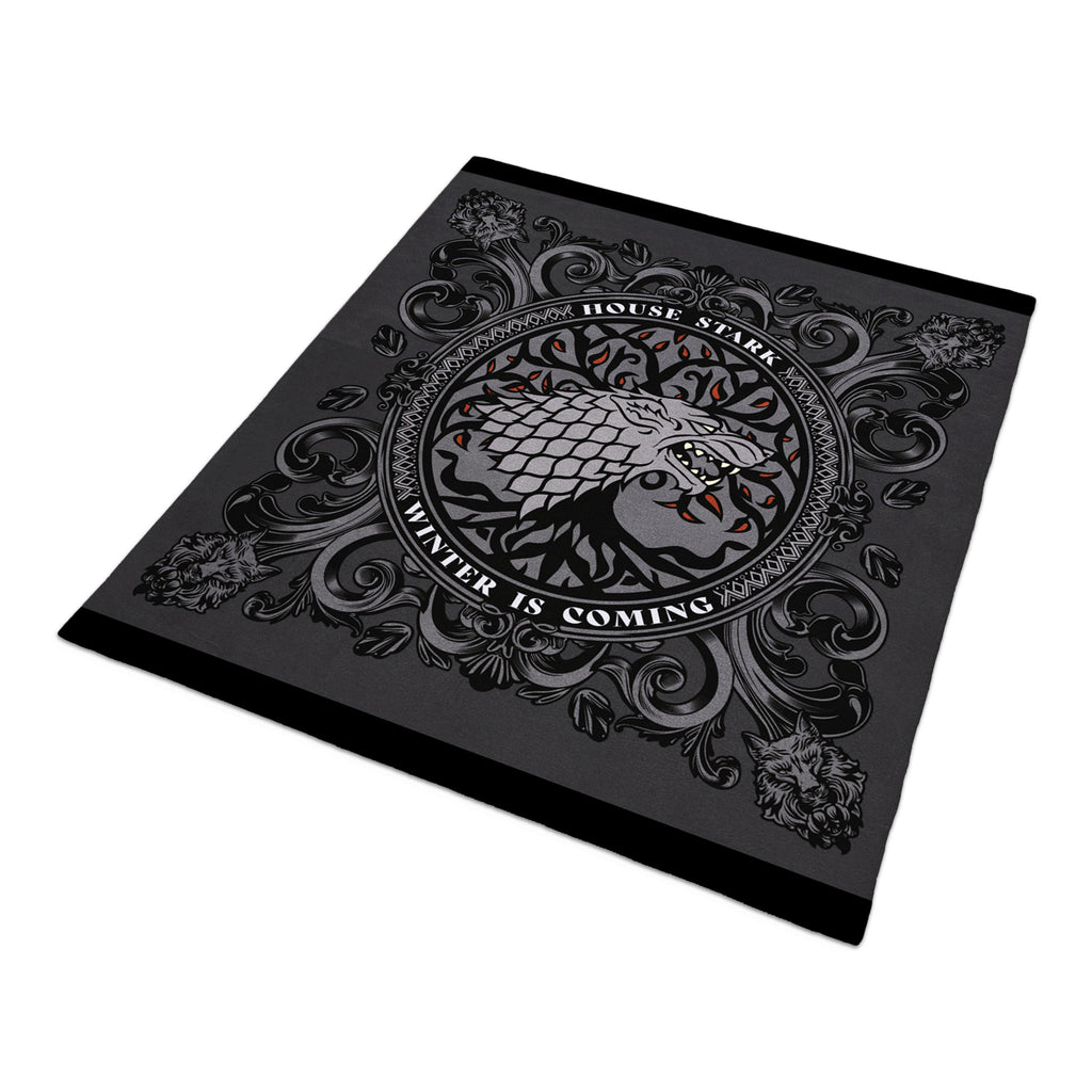 Image produit Plaid douillet blason Stark - Game of Thrones