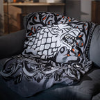 Image produit Plaid douillet blason Stark - Game of Thrones
