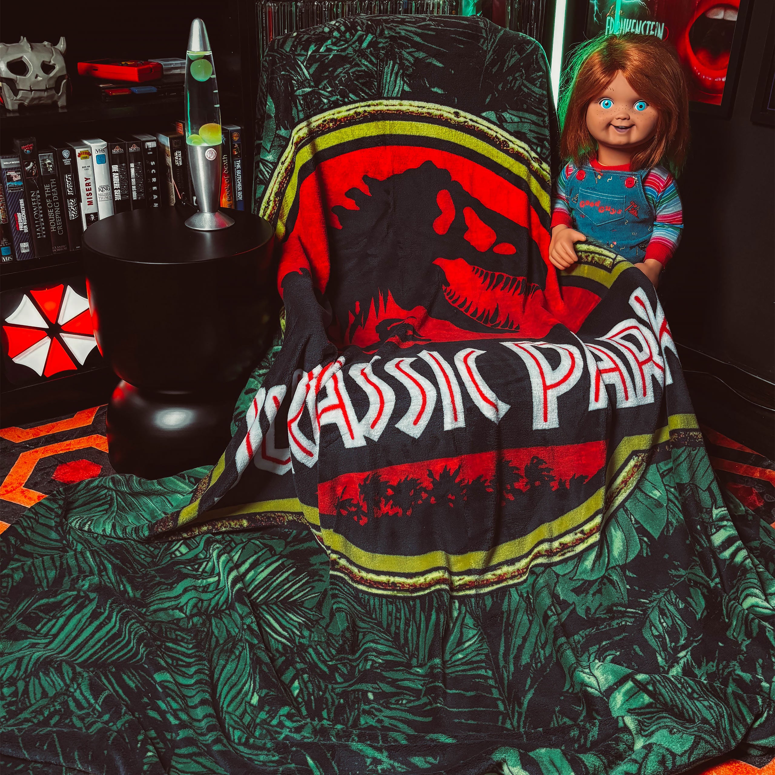 Image produit Jurassic Park - Plaid Douceur Logo Jungle