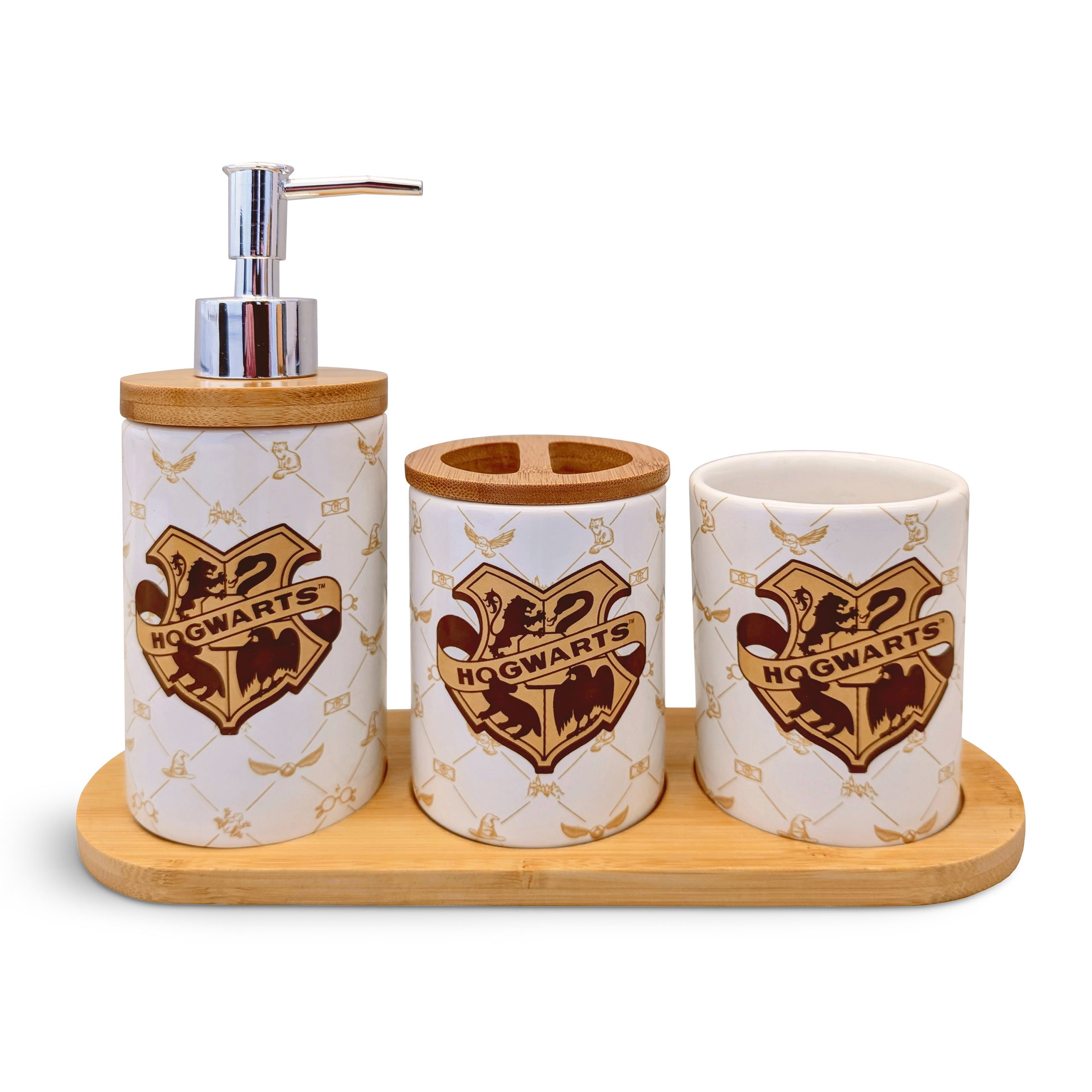 Image produit Harry Potter - Blason de Poudlard set de salle de bain 3 pièces