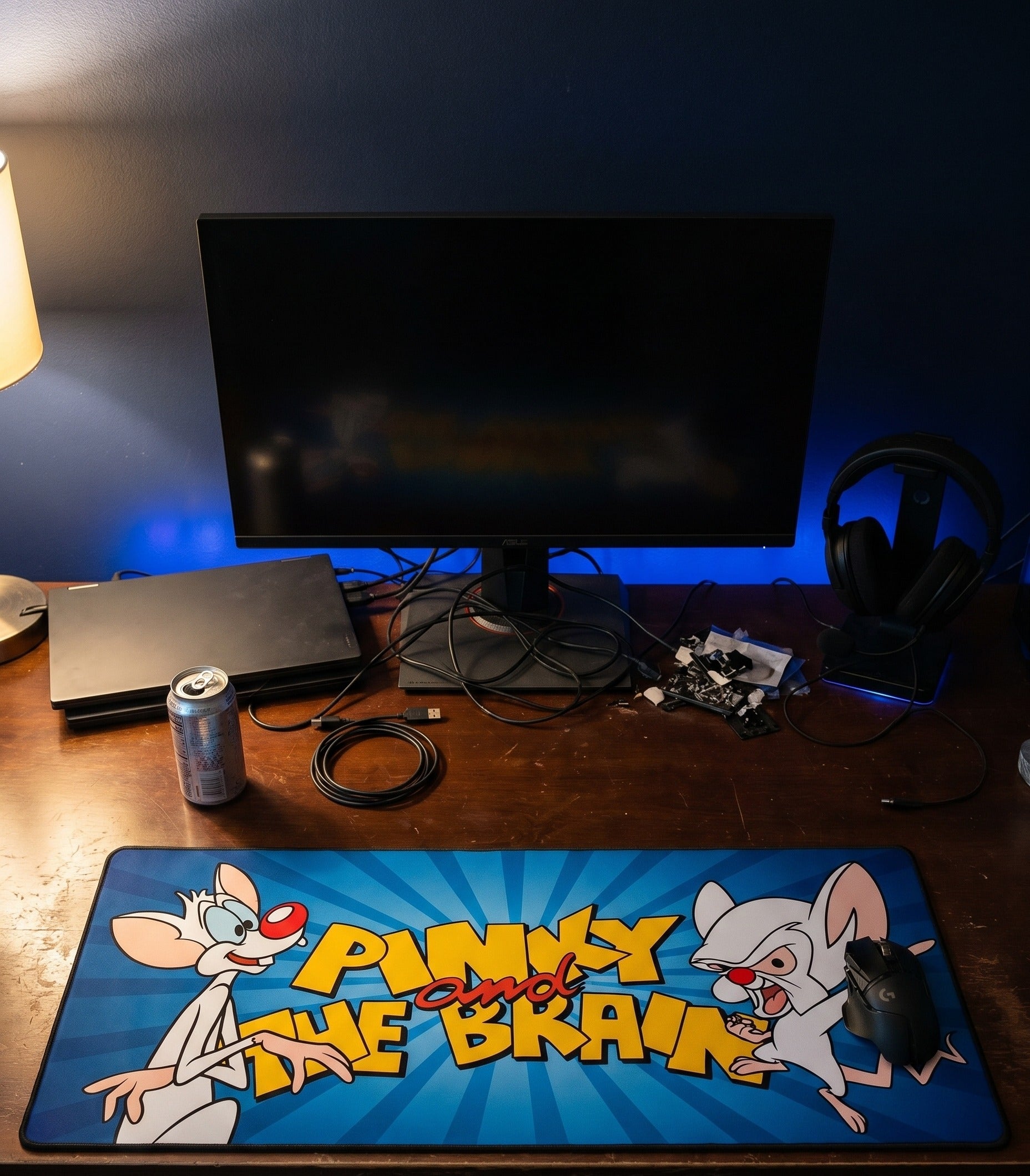 Image produit Pinky et le Cerveau - Tapis de souris Pinky et le Cerveau