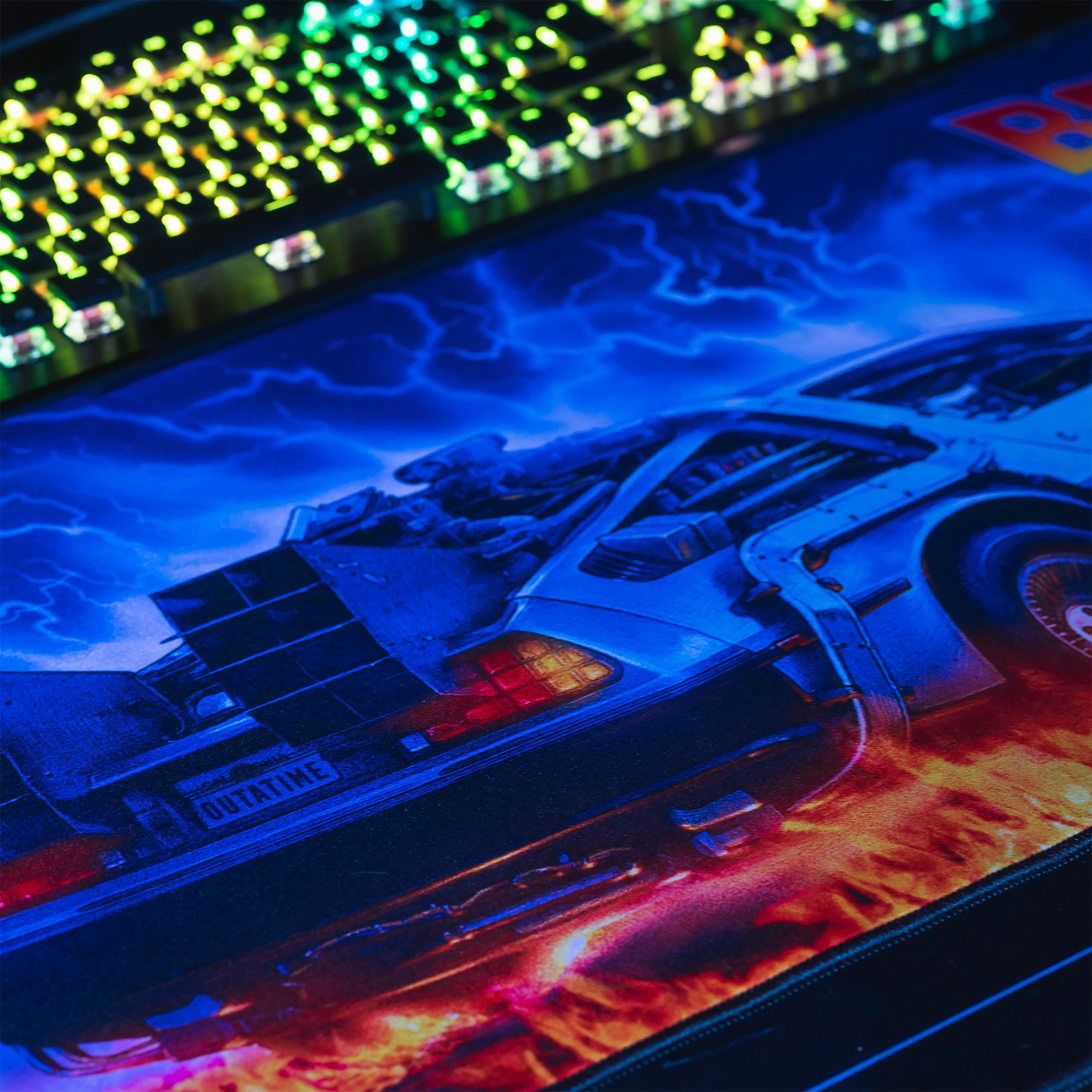 Image produit Retour vers le futur - Tapis de souris DeLorean