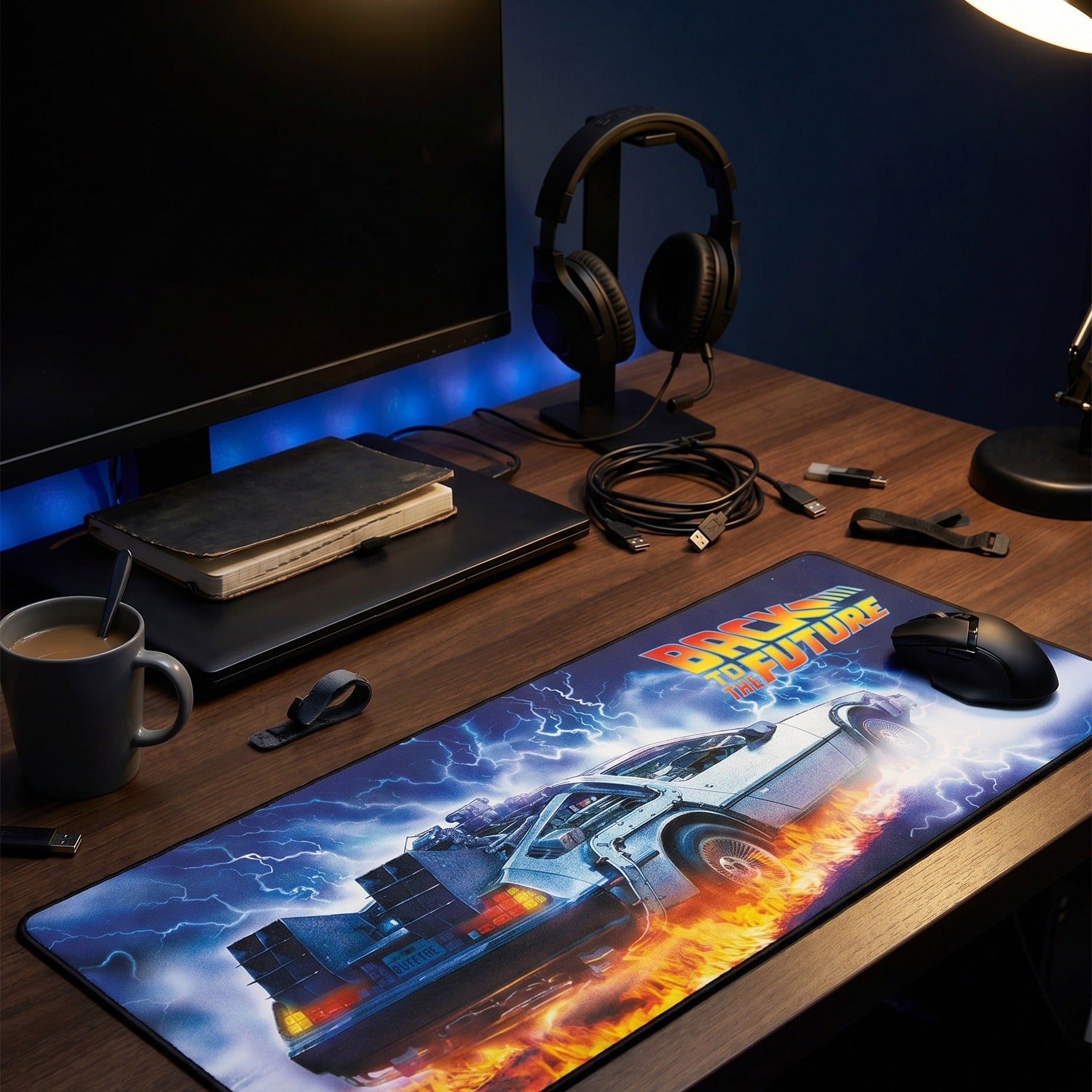 Image produit Retour vers le futur - Tapis de souris DeLorean