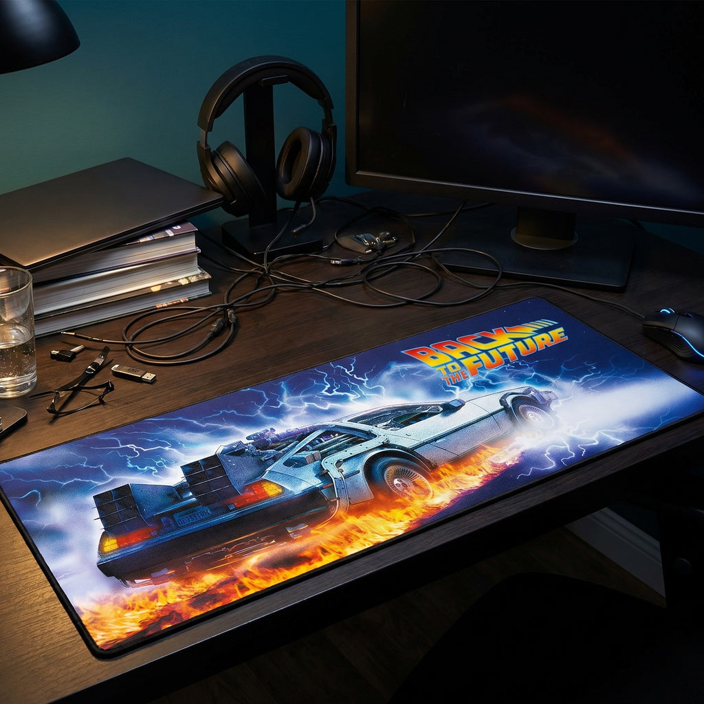 Image produit Retour vers le futur - Tapis de souris DeLorean