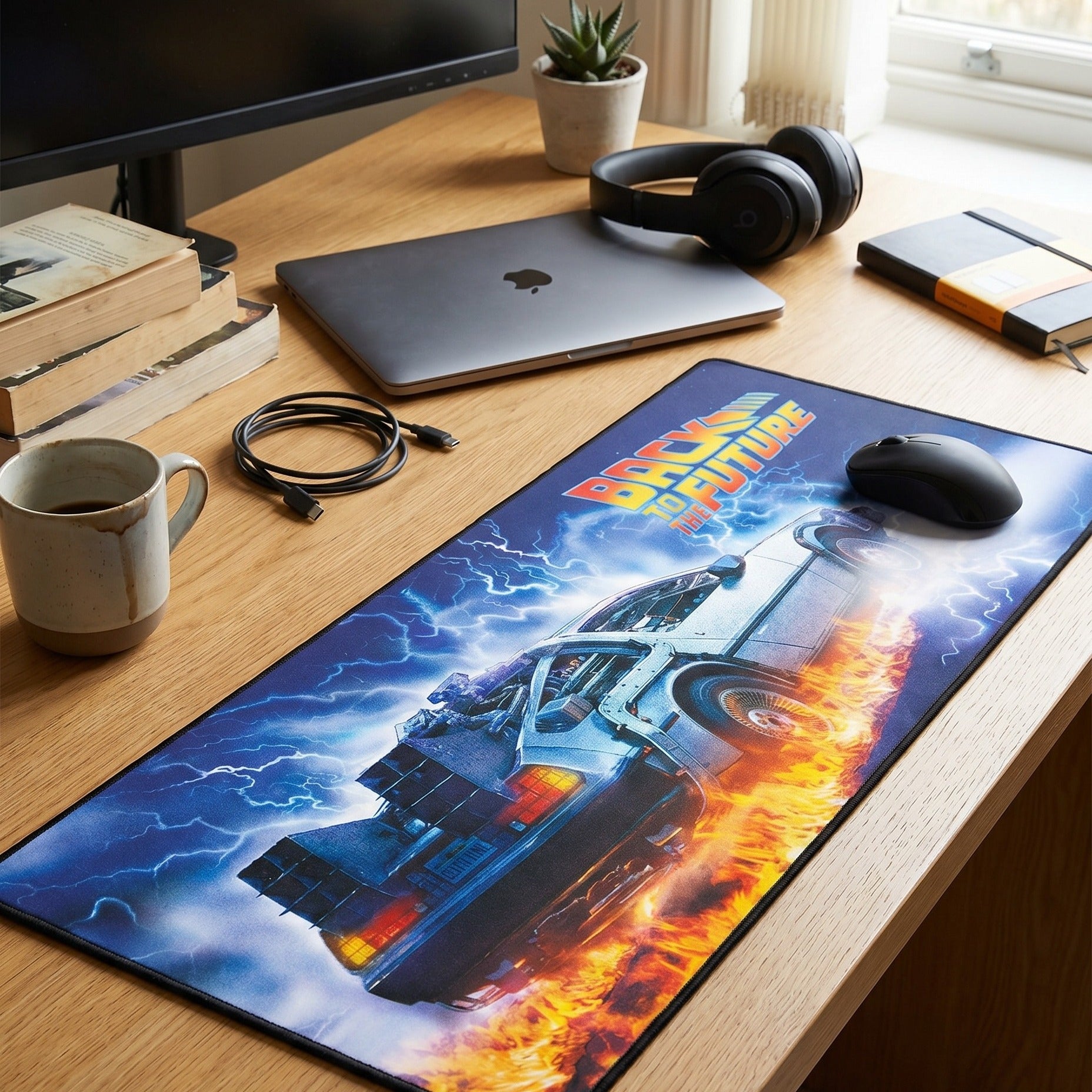 Image produit Retour vers le futur - Tapis de souris DeLorean