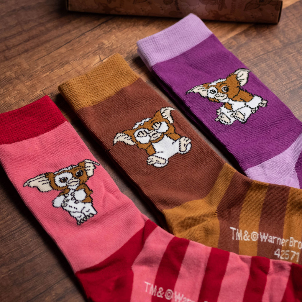 Image produit Gremlins - Lot de 3 paires de chaussettes Gizmo Emotions dans une boîte cadeau