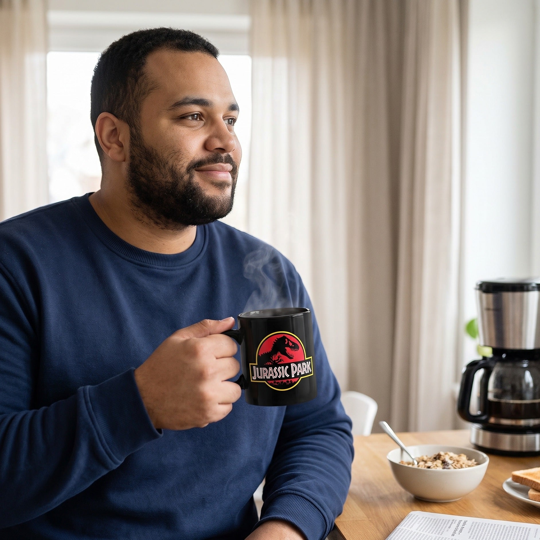 Image produit Jurassic Park - Mug Logo Noir