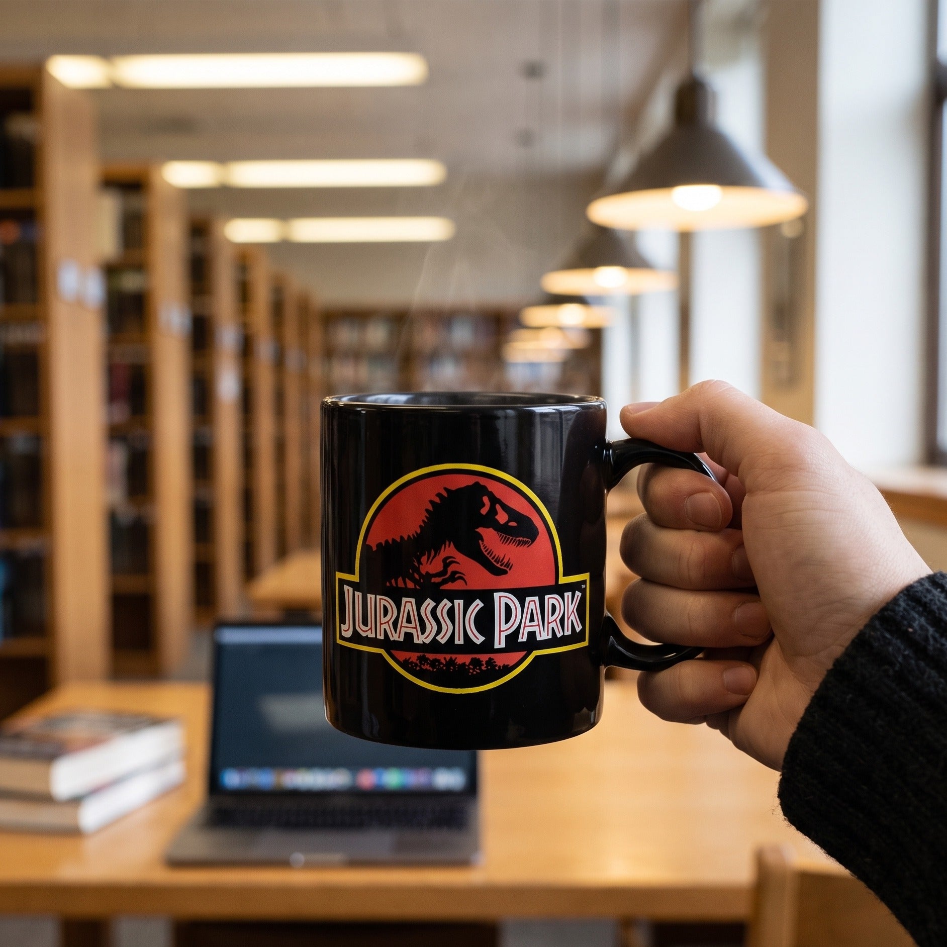 Image produit Jurassic Park - Mug Logo Noir