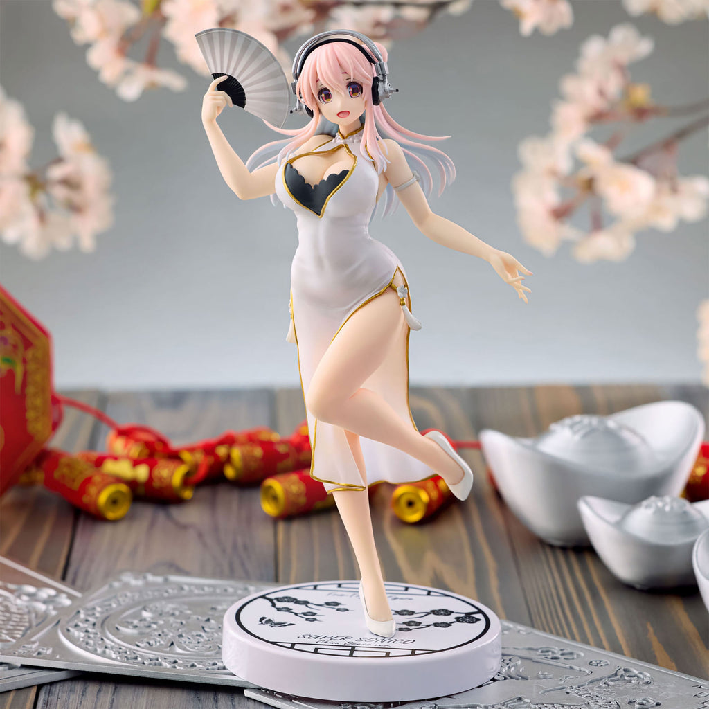 Image produit Super Sonico - Figurine Trio-Try-iT version robe chinoise blanche