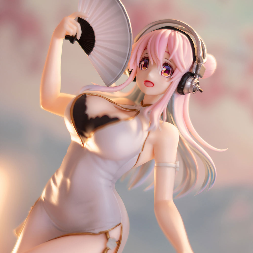 Image produit Super Sonico - Figurine Trio-Try-iT version robe chinoise blanche