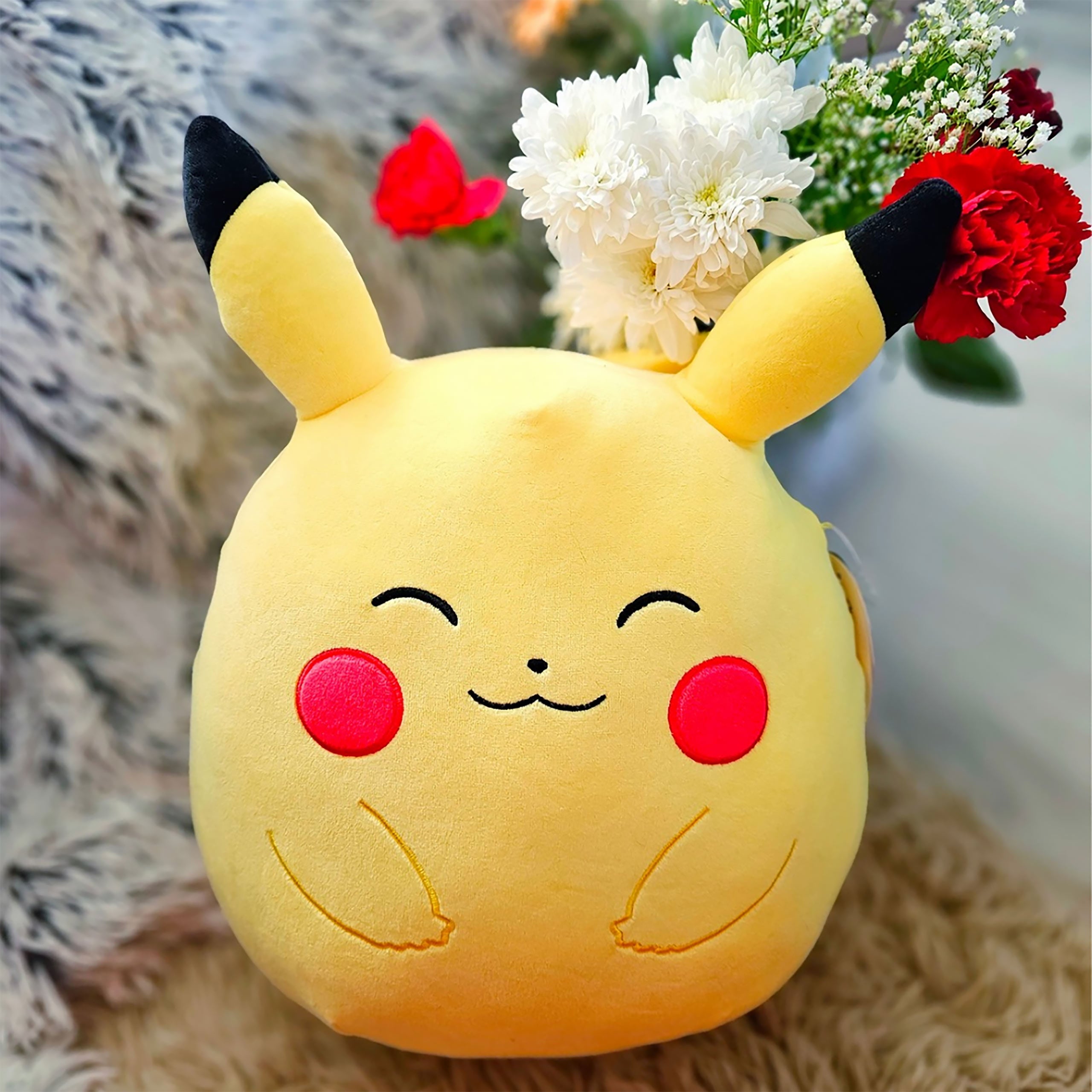 Image produit Peluche Pikachu Squishmallows 25 cm - Pokémon