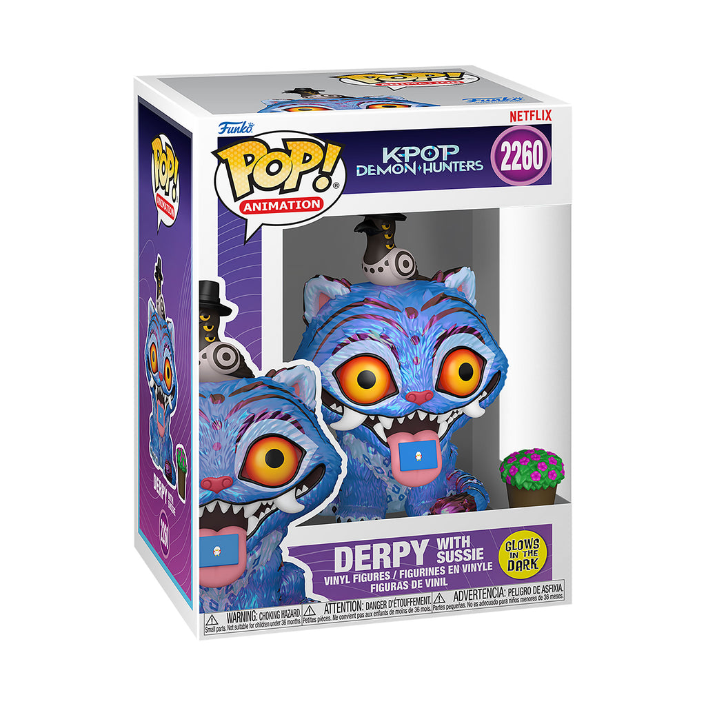 Image produit KPop Demon Hunters - Derpy avec Sussie Glow in the Dark figurine Funko Pop!