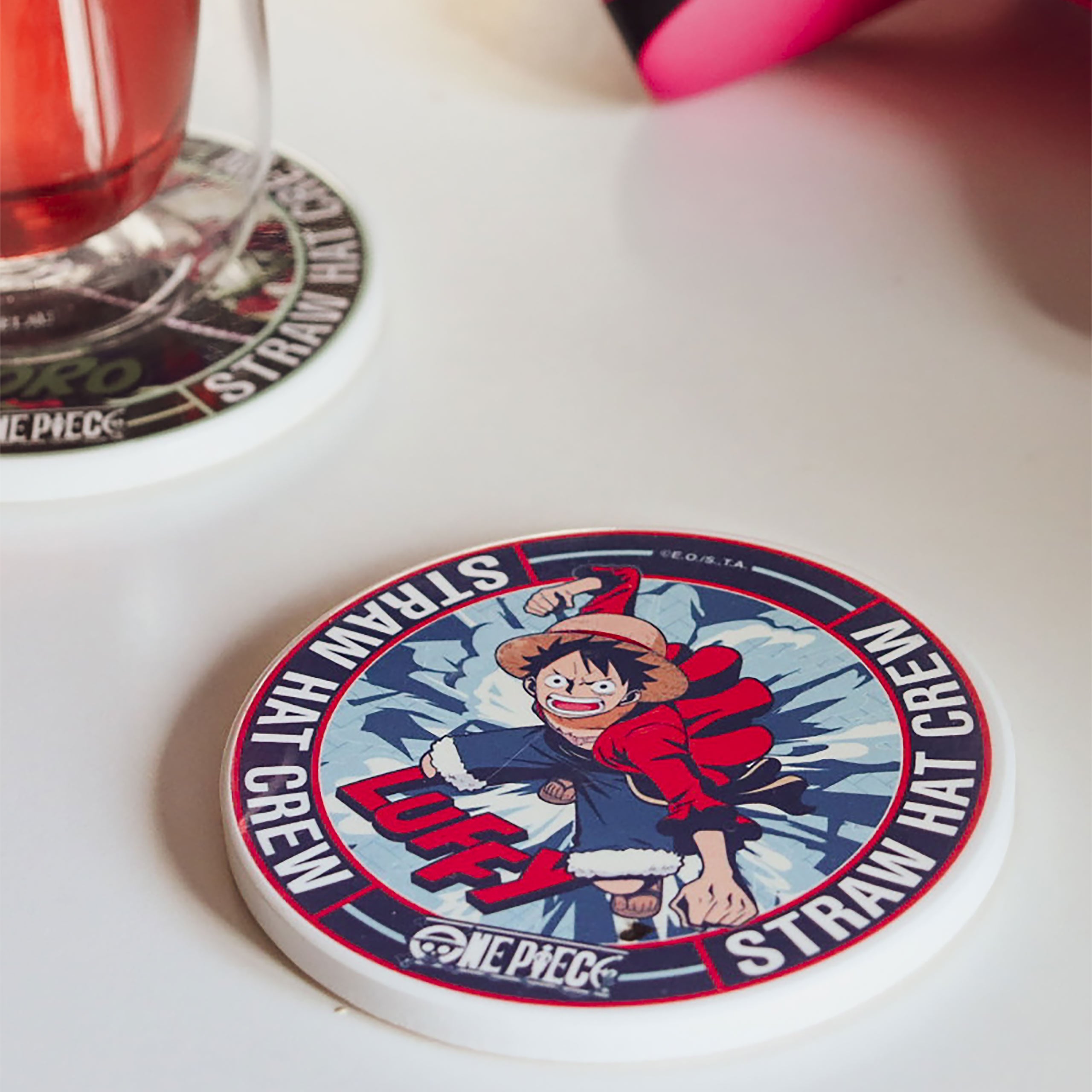 Image produit One Piece - Sous-verre Monkey D. Luffy