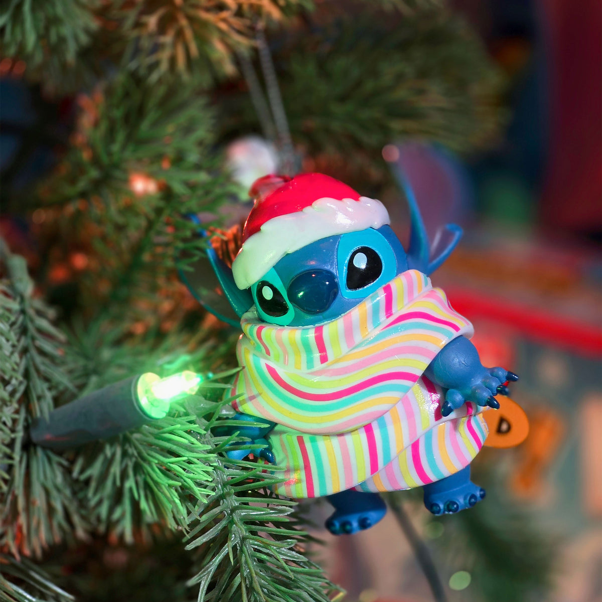 Image produit Décoration de sapin Stitch avec écharpe - Lilo & Stitch