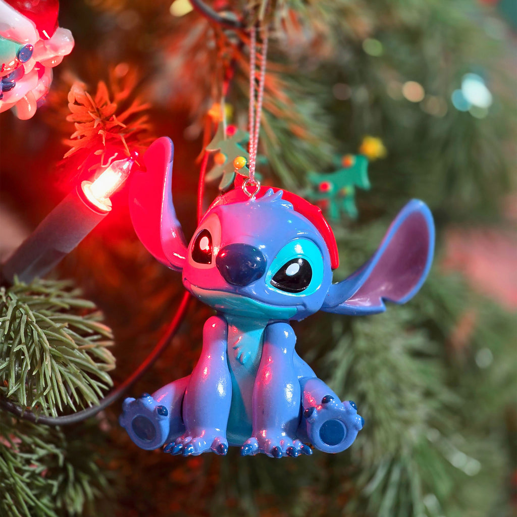 Image produit Décoration de sapin de Noël Stitch assis - Lilo & Stitch