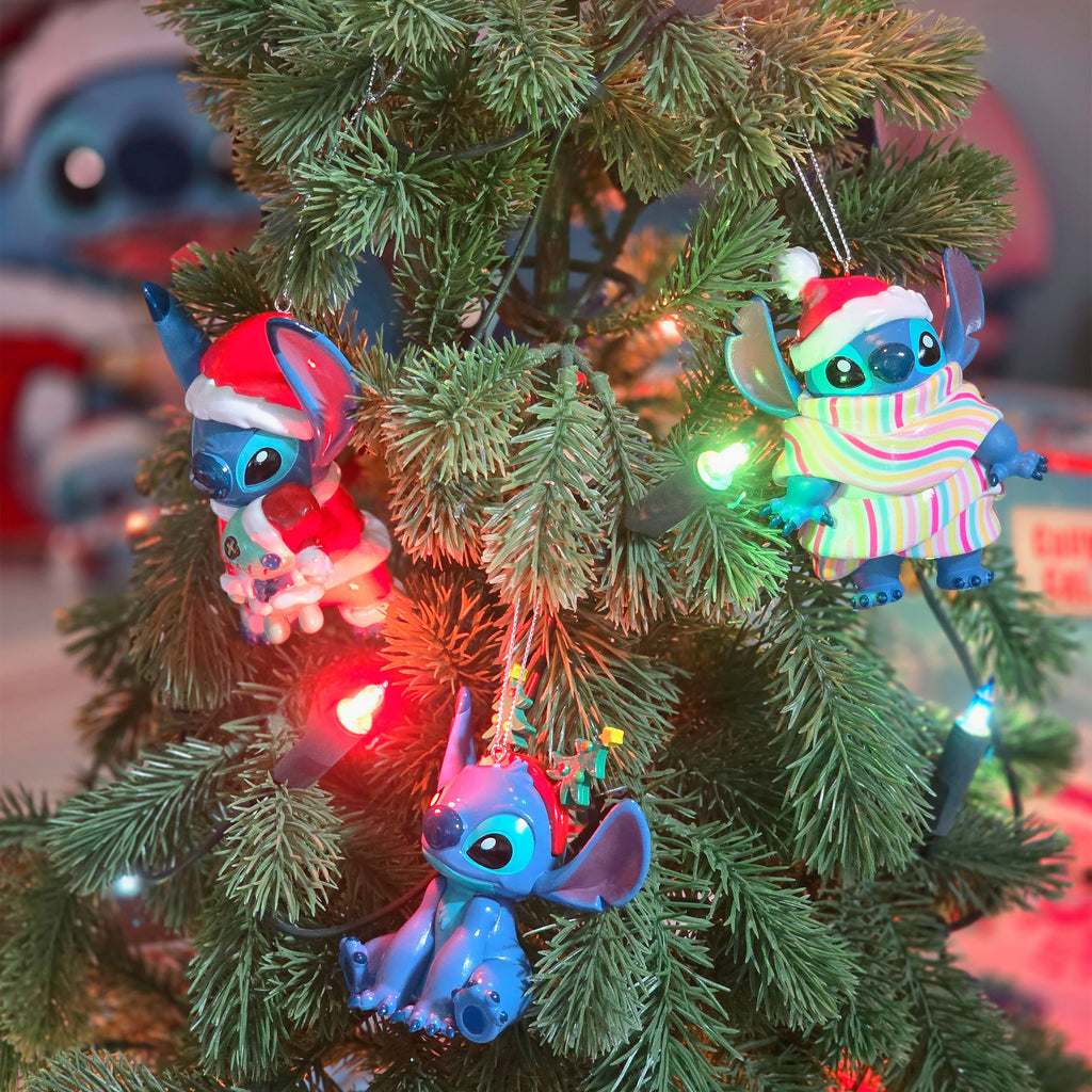Image produit Décoration de sapin de Noël Stitch assis - Lilo & Stitch