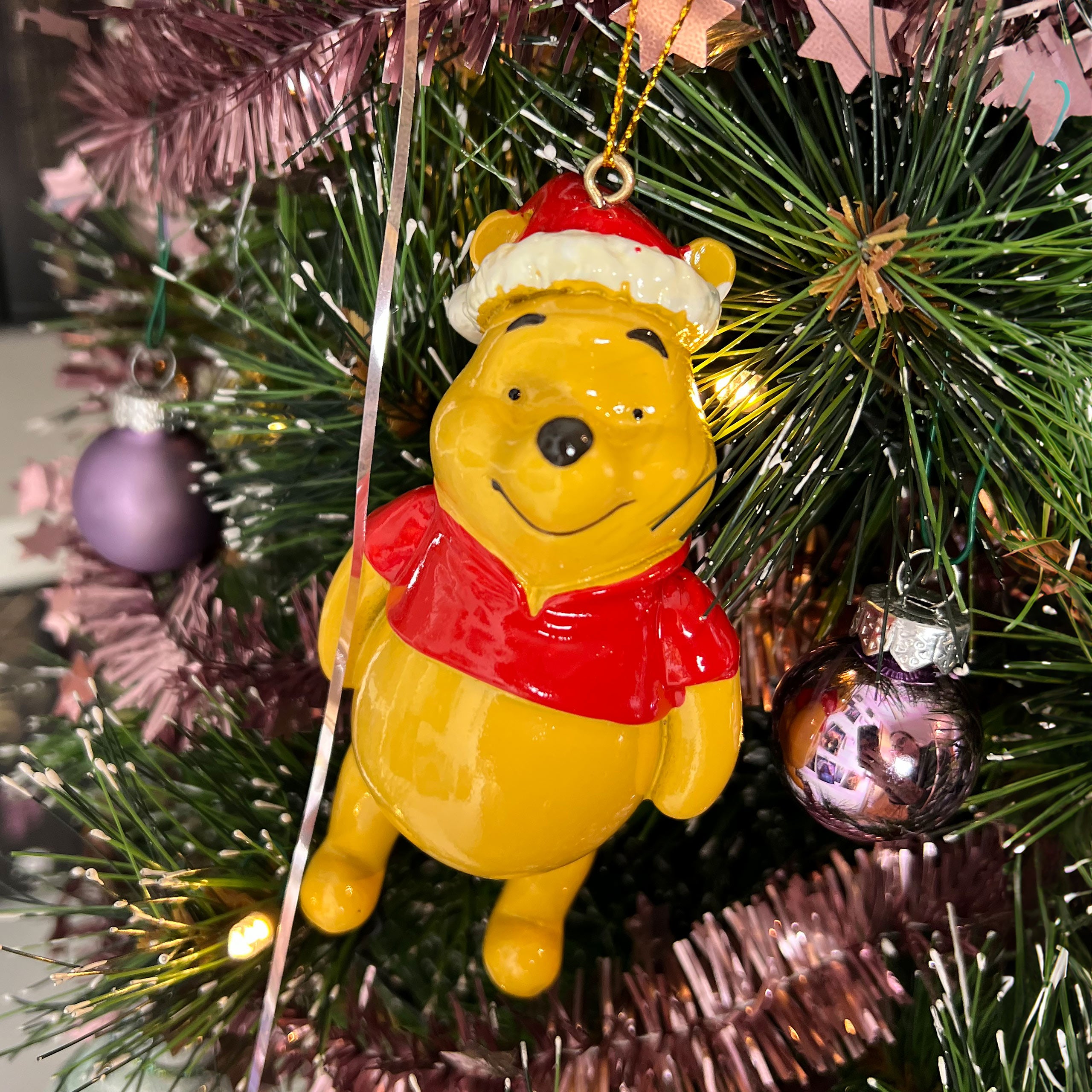 Image produit Winnie l'Ourson - Ornement de sapin Père Noël
