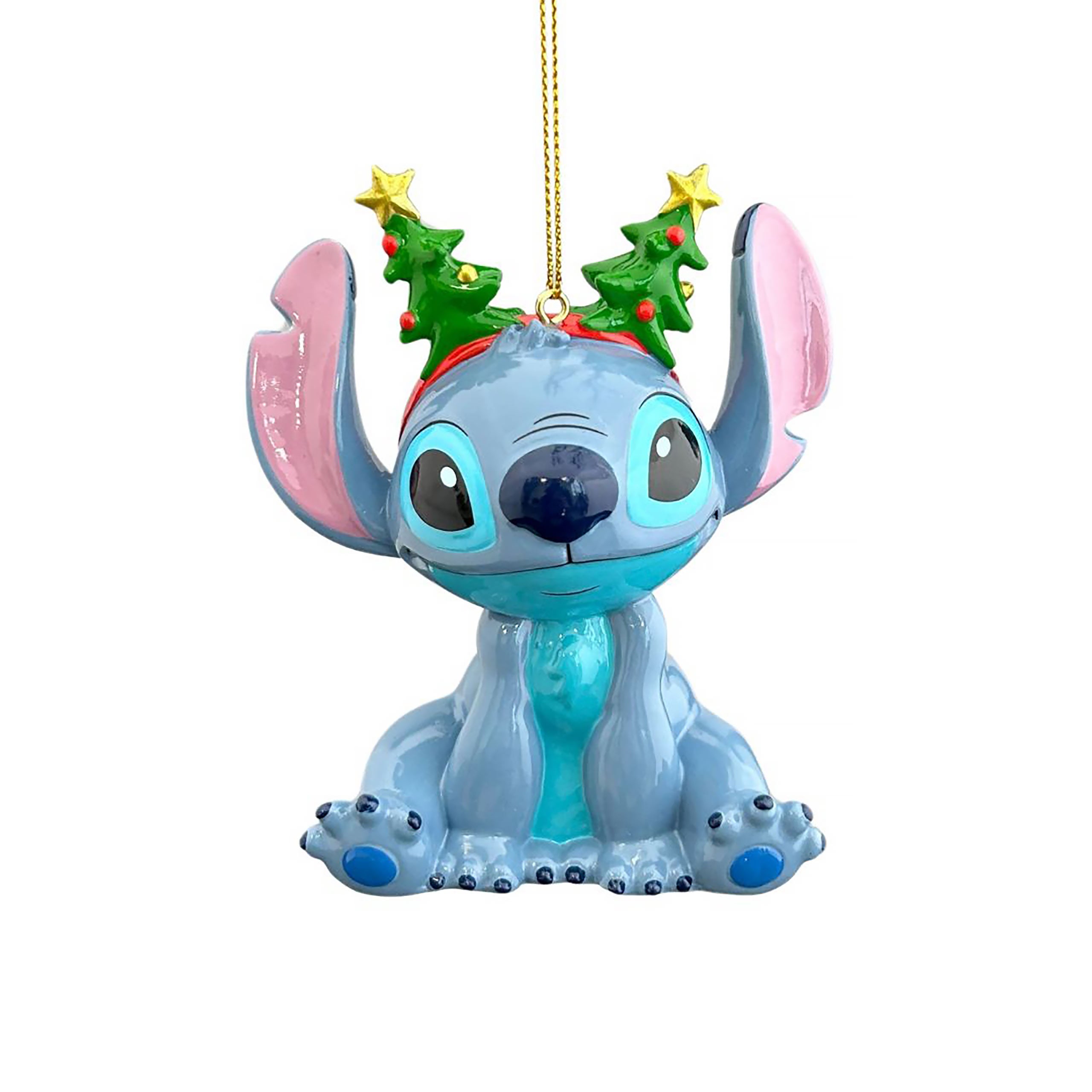 Image produit Stitch avec serre-tête Décoration pour sapin de Noël - Lilo & Stitch