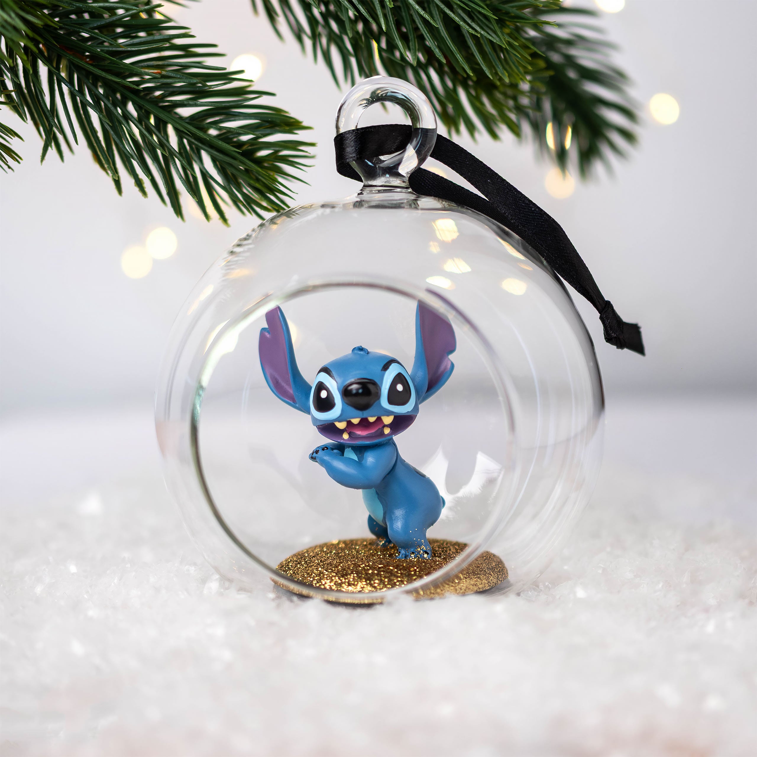 Image produit Boule de Noël ouverte Stitch - Lilo & Stitch