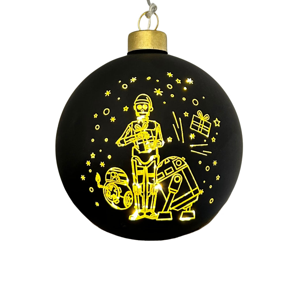 Image produit Star Wars - Boule de Noël Droïdes avec lumière
