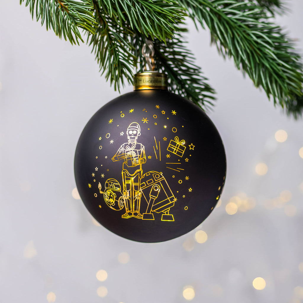 Image produit Star Wars - Boule de Noël Droïdes avec lumière