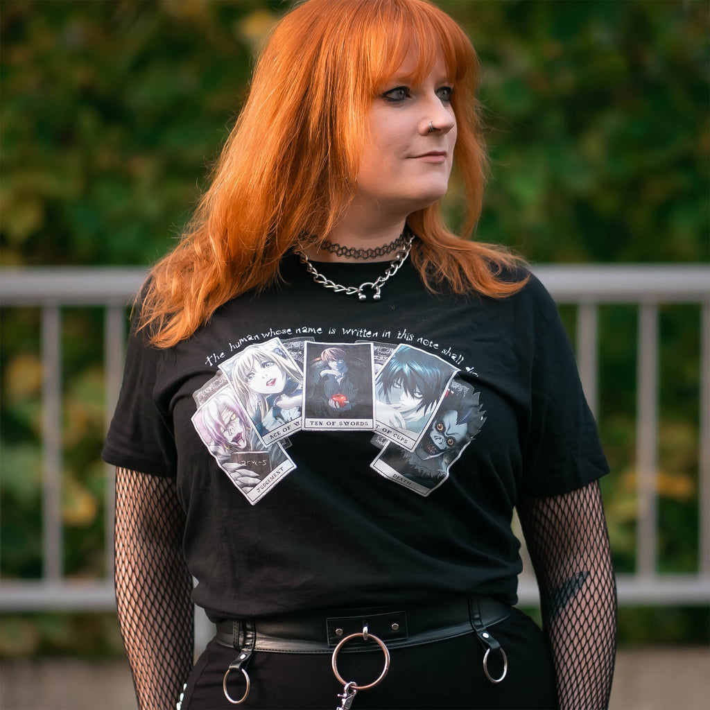 Image produit Death Note - T-shirt Playing Cards noir
