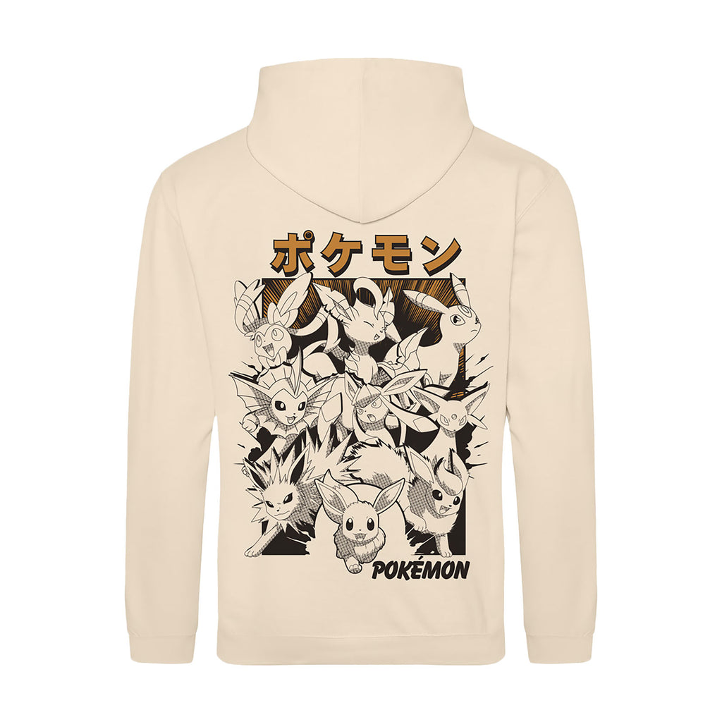 Image produit Pokémon - Sweat à capuche Katakana Évolutions d'Évoli