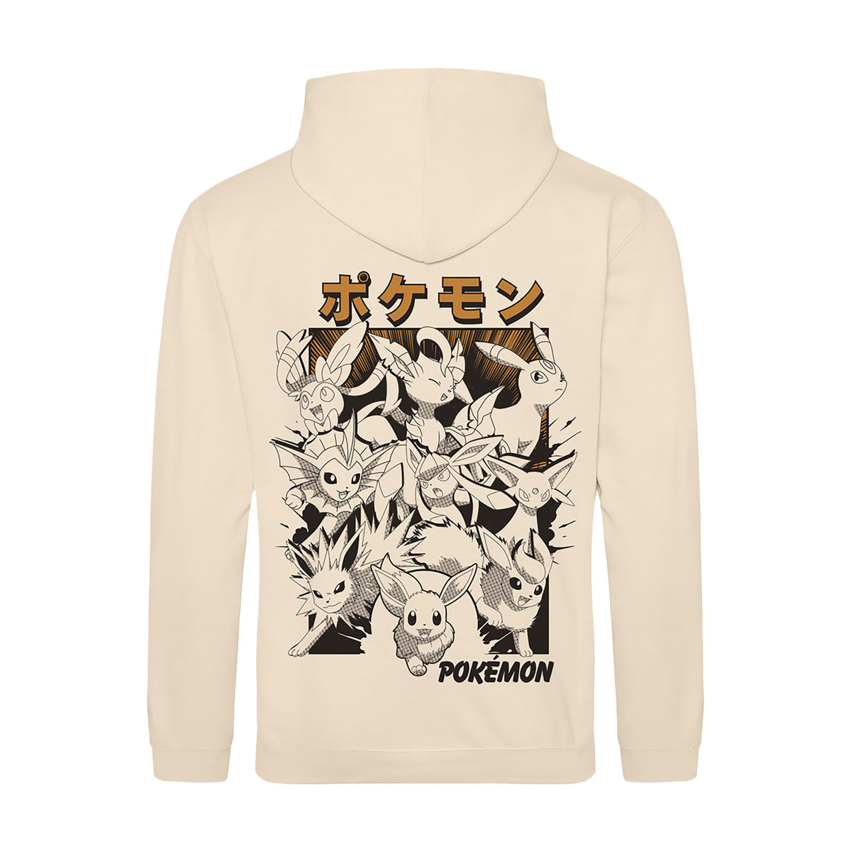 Image produit Pokémon - Sweat à capuche Katakana Évolutions d'Évoli