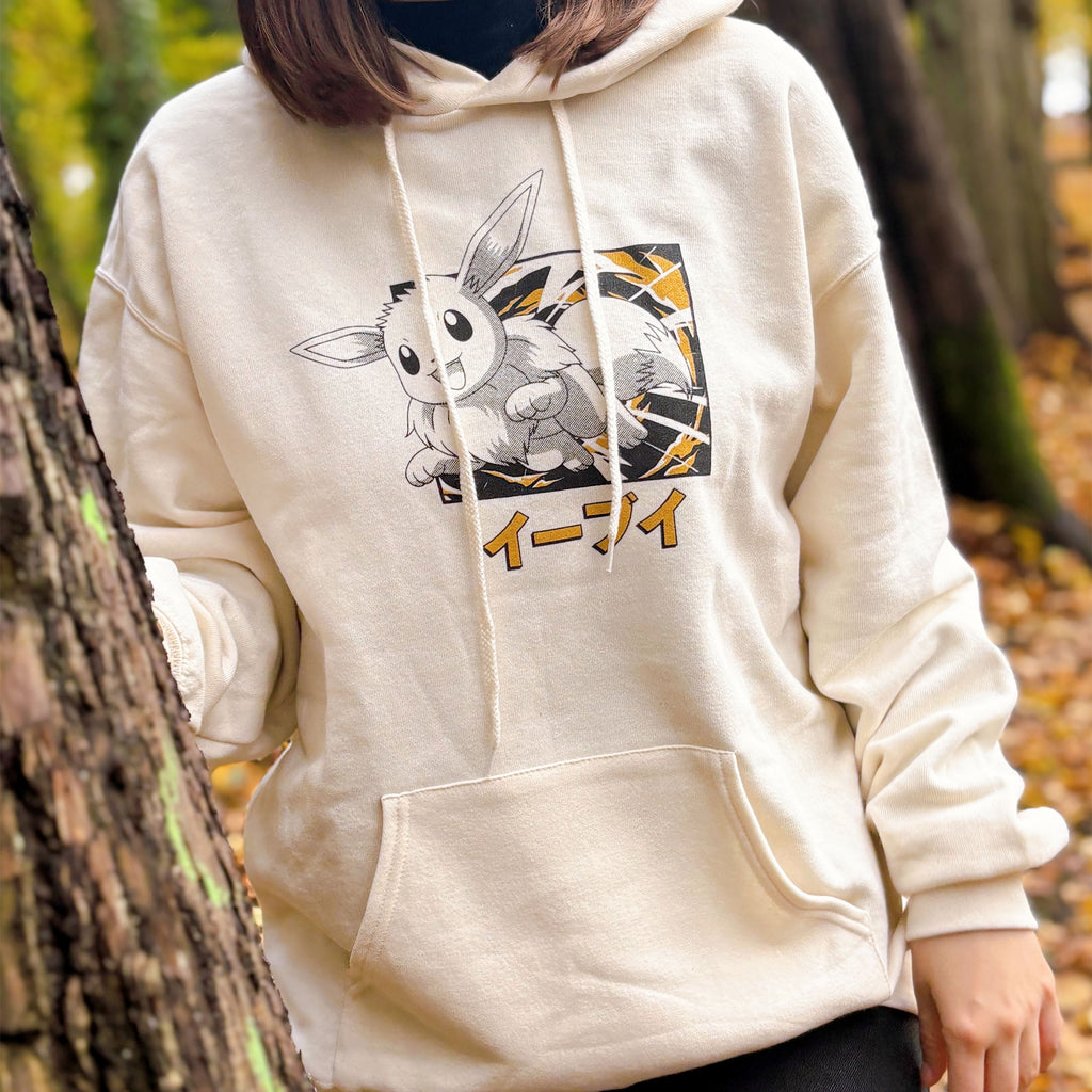 Image produit Pokémon - Sweat à capuche Katakana Évolutions d'Évoli