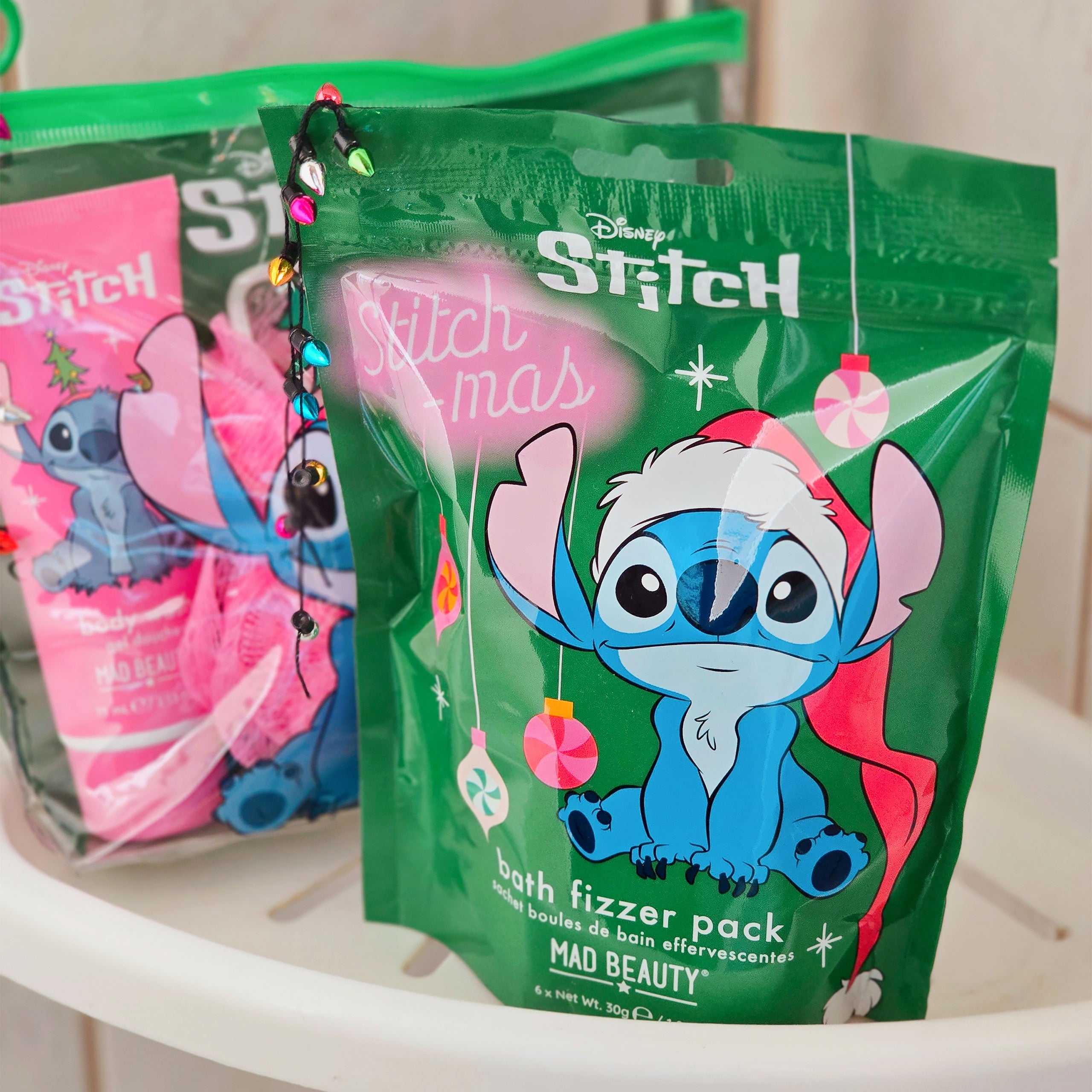Image produit Stitch-mas Set de 6 bombes de bain - Lilo & Stitch