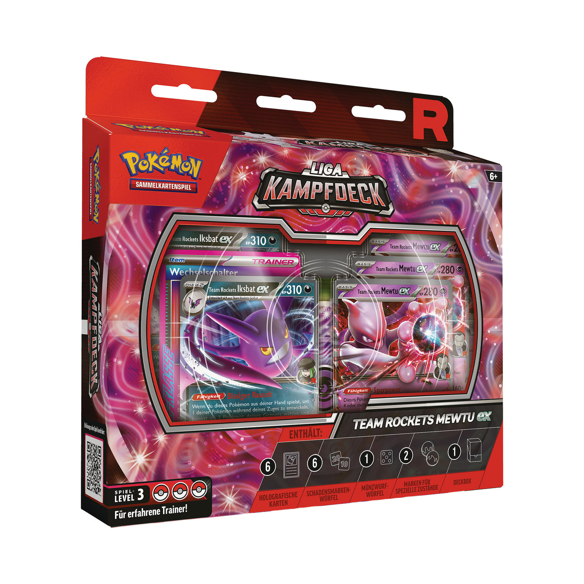 Image produit Pokémon - Rocket’s Mewtwo-ex Deck de Combat de Ligue Boîte de cartes à collectionner