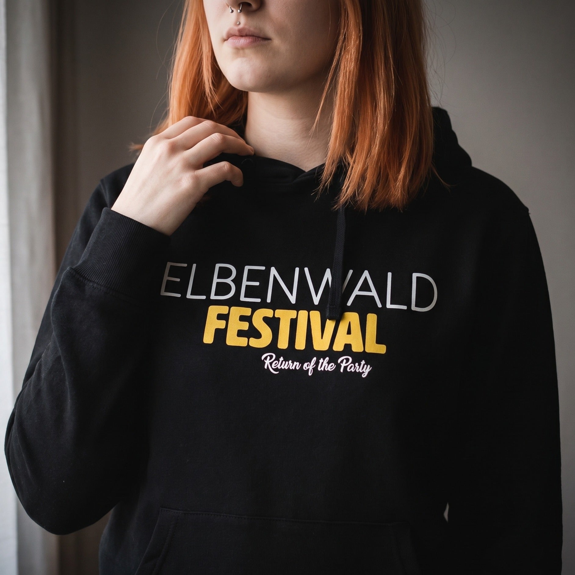 Image produit Elbenwald Festival - Sweat à capuche Return of the Party noir