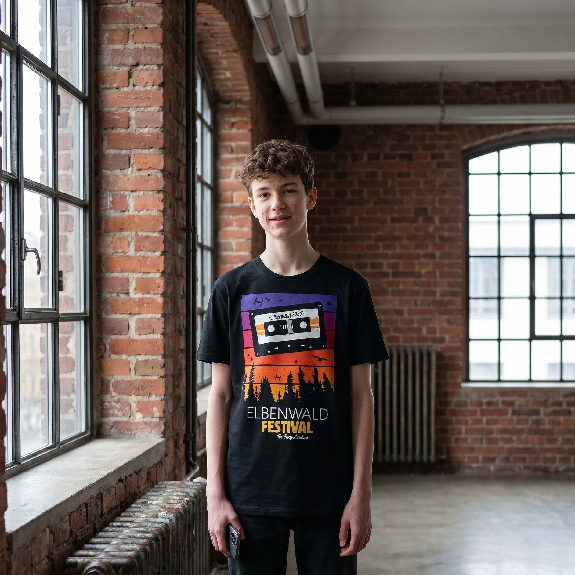Image produit Elbenwald Festival - T-shirt Tape noir
