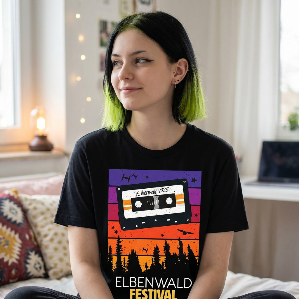 Image produit Elbenwald Festival - T-shirt Tape noir