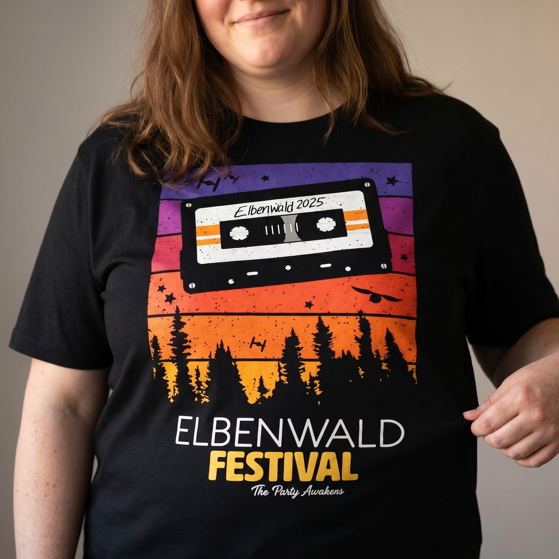Image produit Elbenwald Festival - T-shirt Tape noir