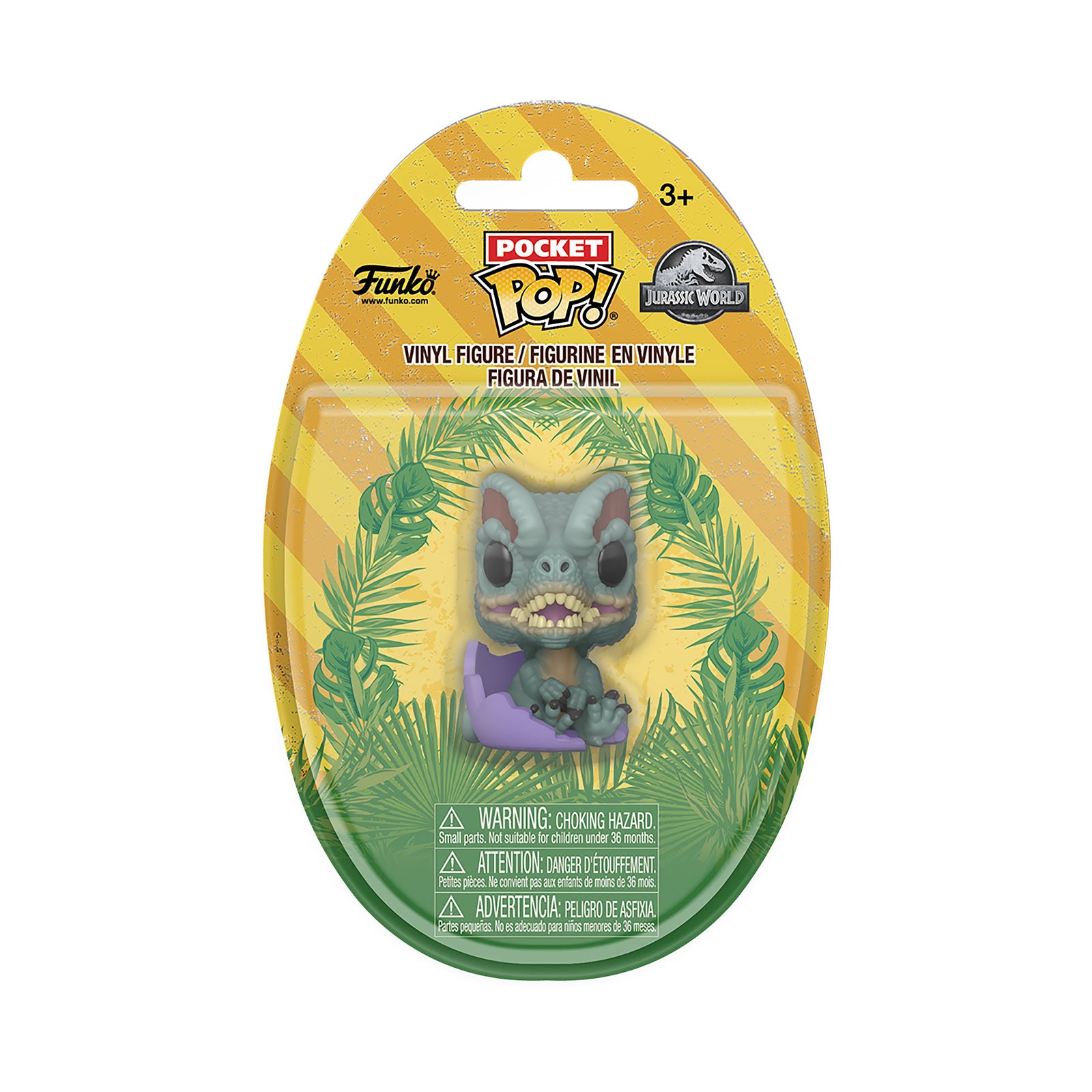 Image produit Jurassic Park - Figurine Funko Pocket Pop Œuf Dilophosaurus