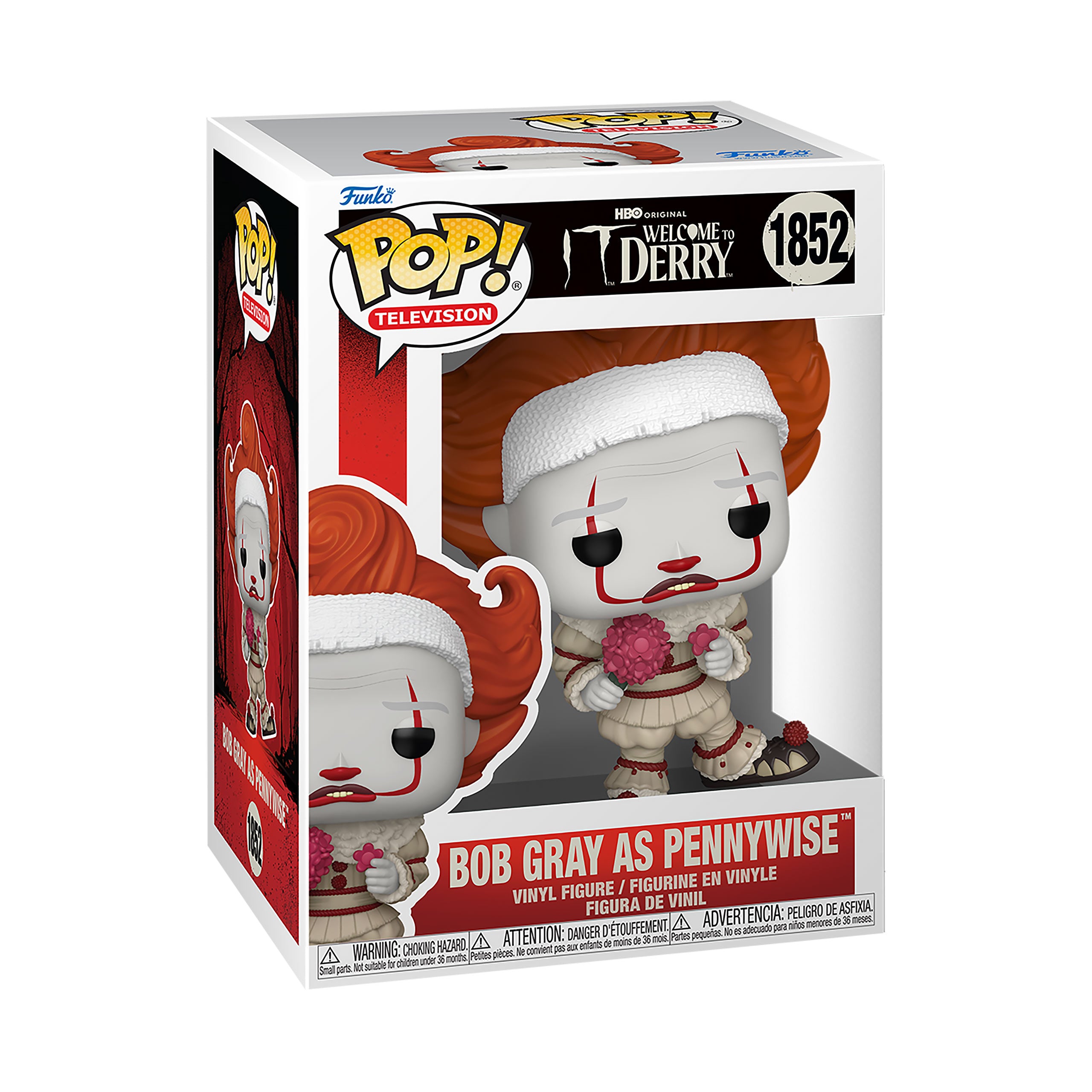 Image produit Stephen King – Ça : Welcome to Derry - Bob Gray en Pennywise figurine Funko Pop!