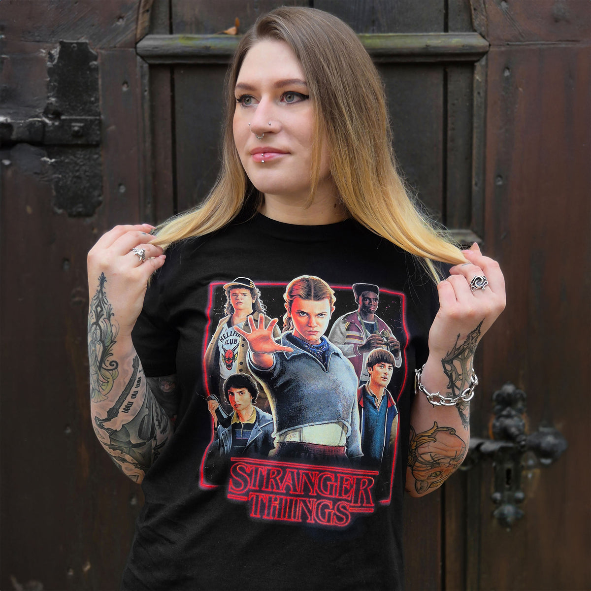 Image produit T-shirt Personnages Saison Finale - Stranger Things