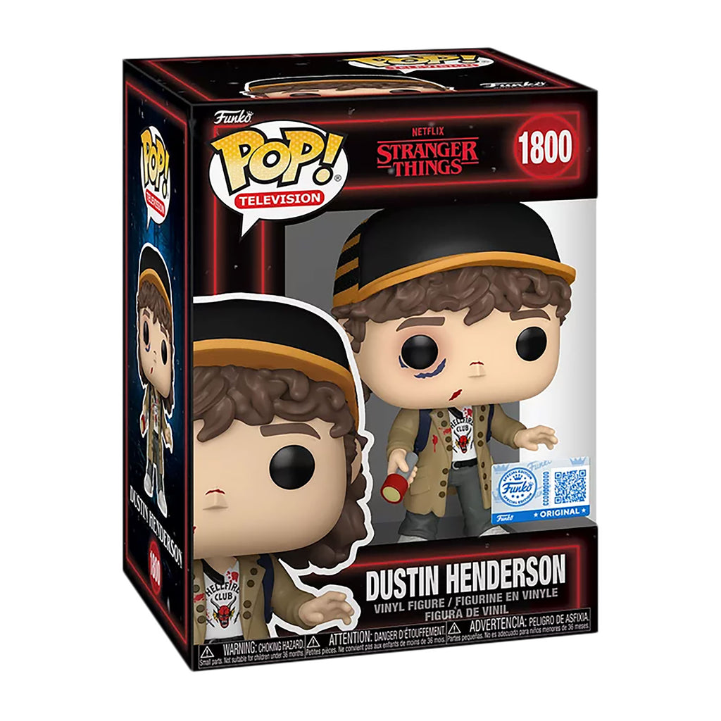Image produit Stranger Things – Dustin (Battle Damaged) figurine Funko Pop!