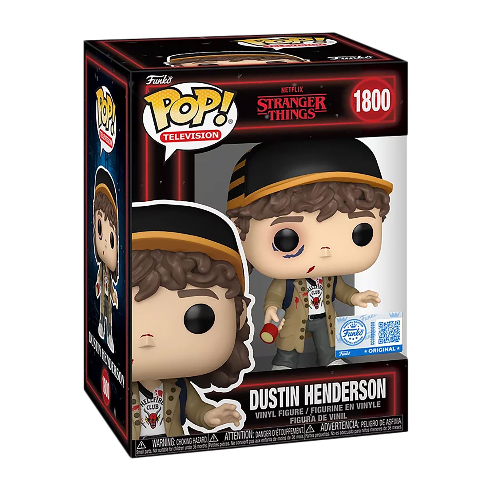 Image produit Stranger Things – Dustin (Battle Damaged) figurine Funko Pop!