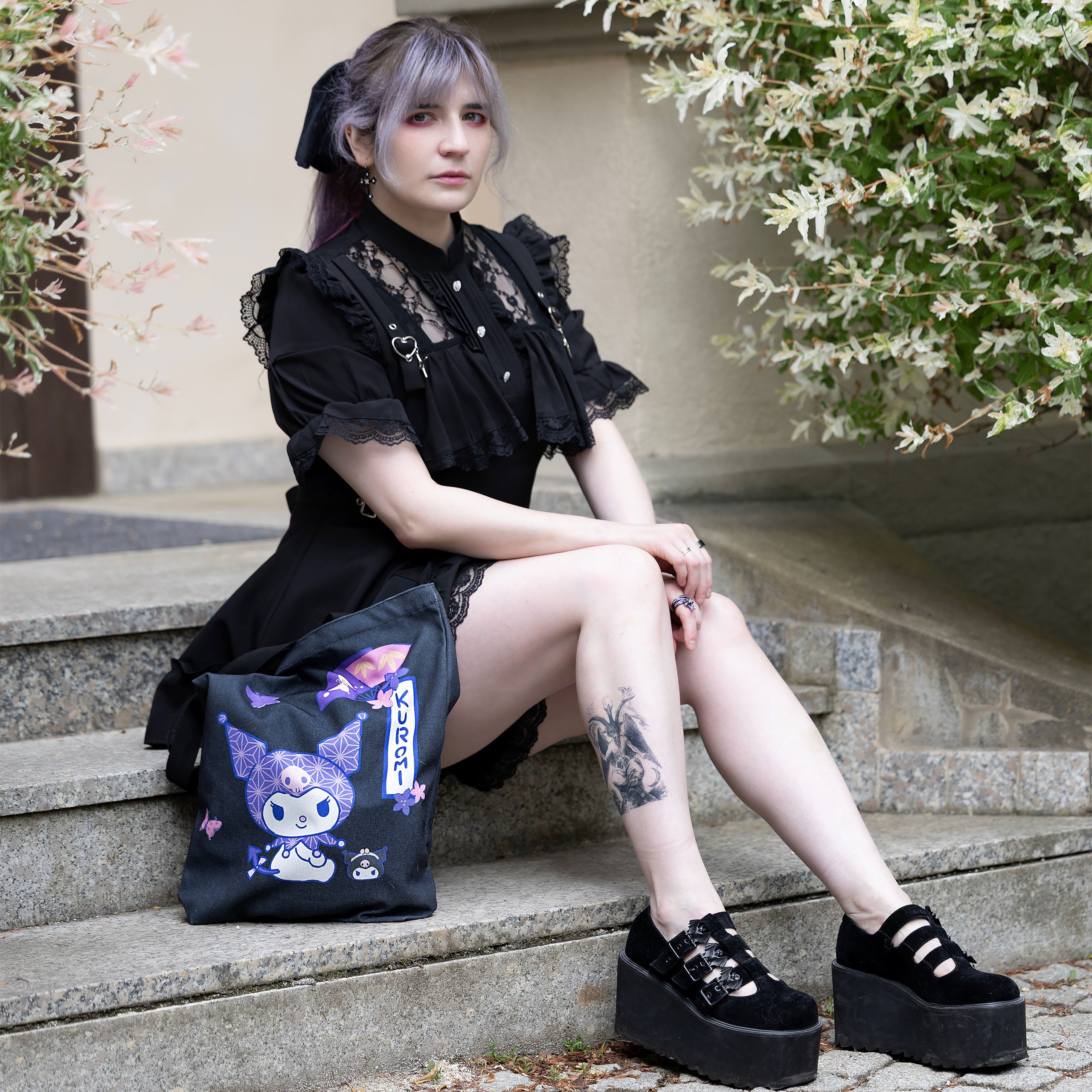 Image produit Sanrio - Kuromi Hello Kitty and Friends Tote bag