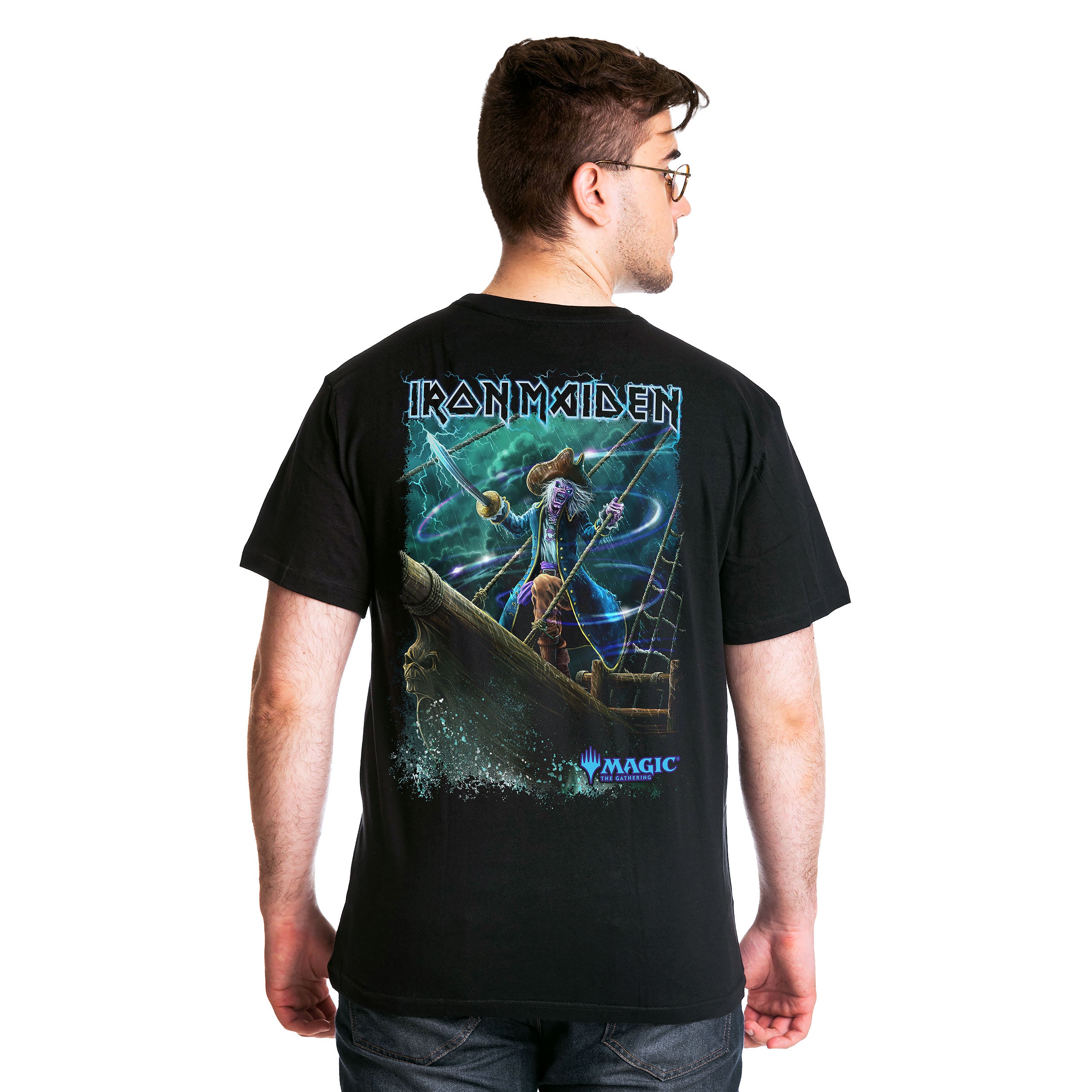 Image produit Iron Maiden - Magic: The Gathering Captain N'Ghathrod T-shirt noir
