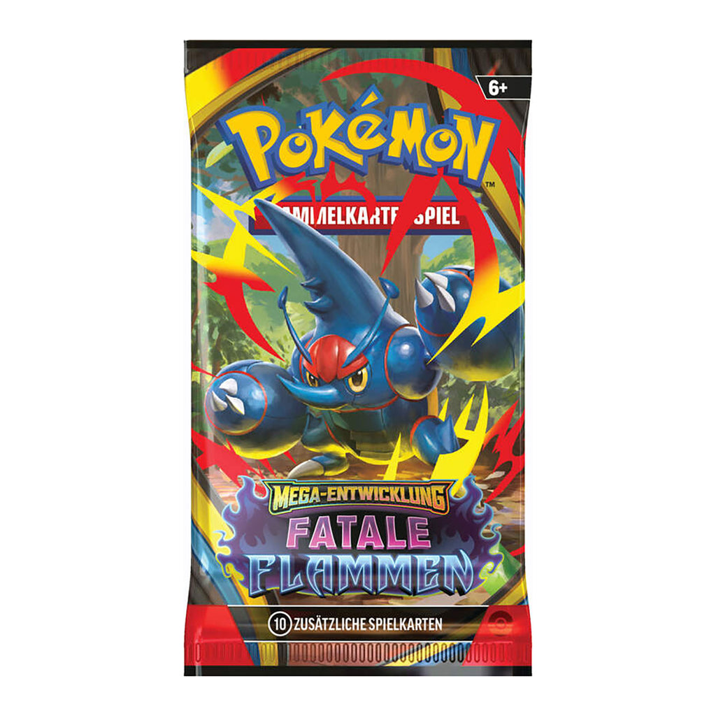 Image produit Pokémon – Booster de cartes à collectionner Méga-Évolution Flammes Fatales