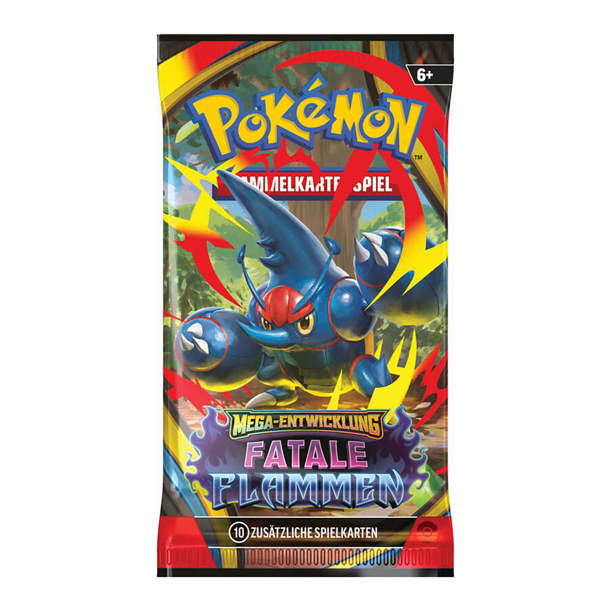 Image produit Pokémon – Booster de cartes à collectionner Méga-Évolution Flammes Fatales