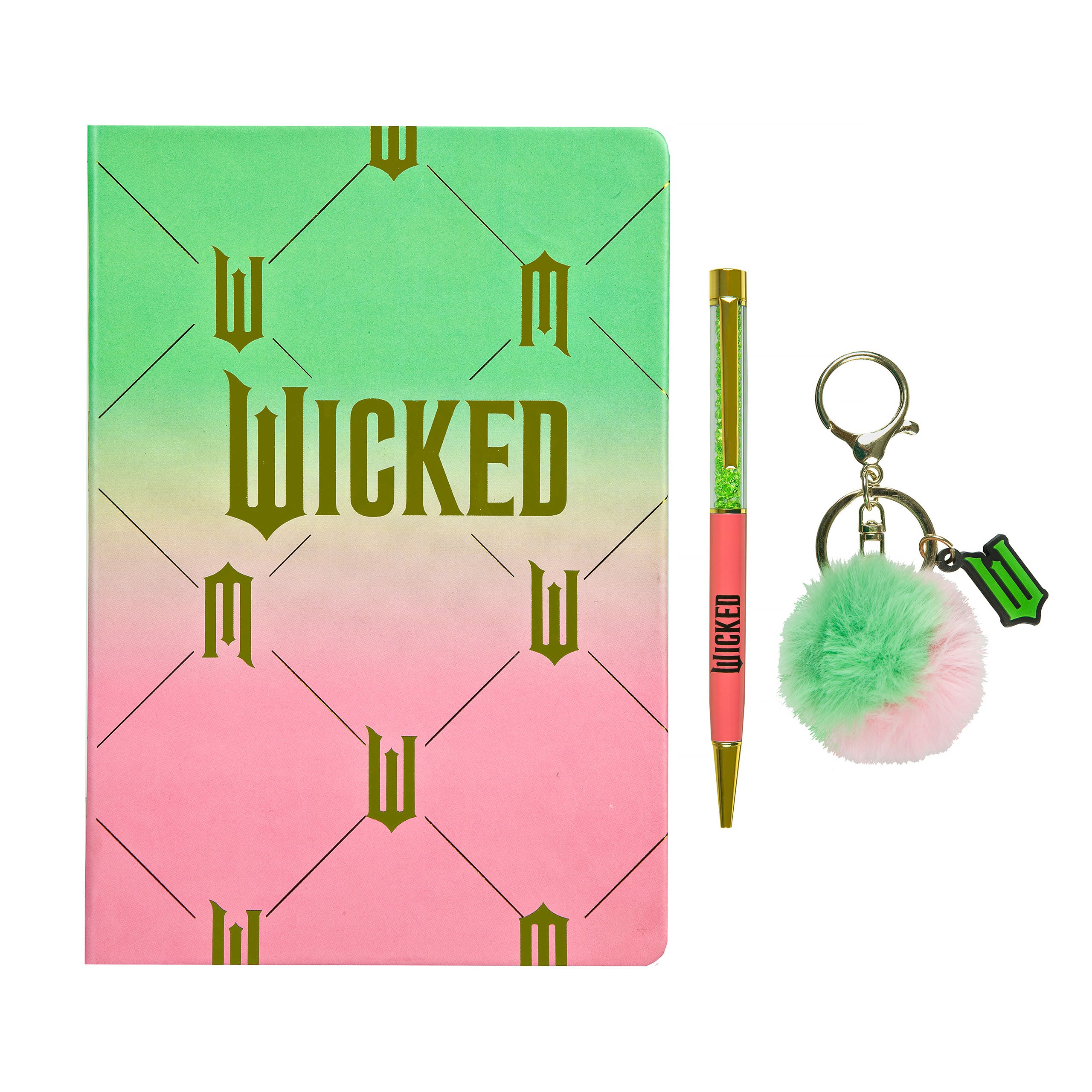 Image produit Wicked - Carnet avec stylo à bille et porte-clés