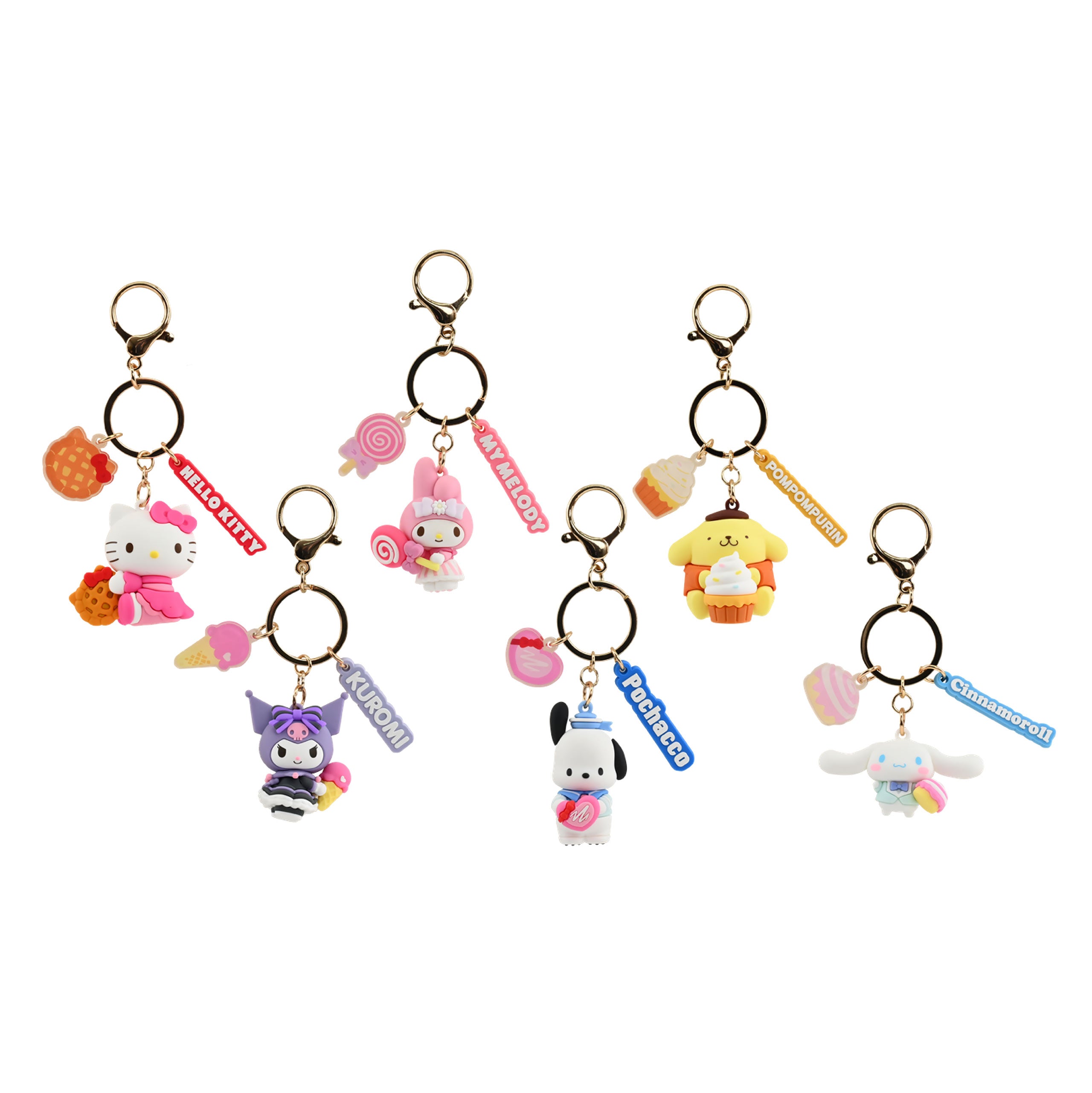 Image produit Hello Kitty and Friends - YuMe Tea Party Présentoir de porte-clés mystère