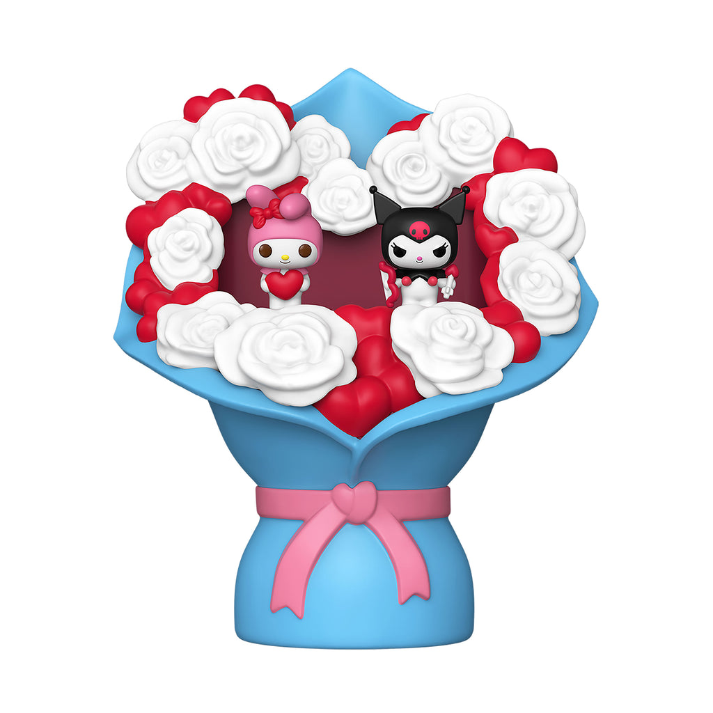 Image produit Hello Kitty and Friends Kuromi et Hello Kitty Valentines Funko Bitty Pop Bouquet - Sanrio